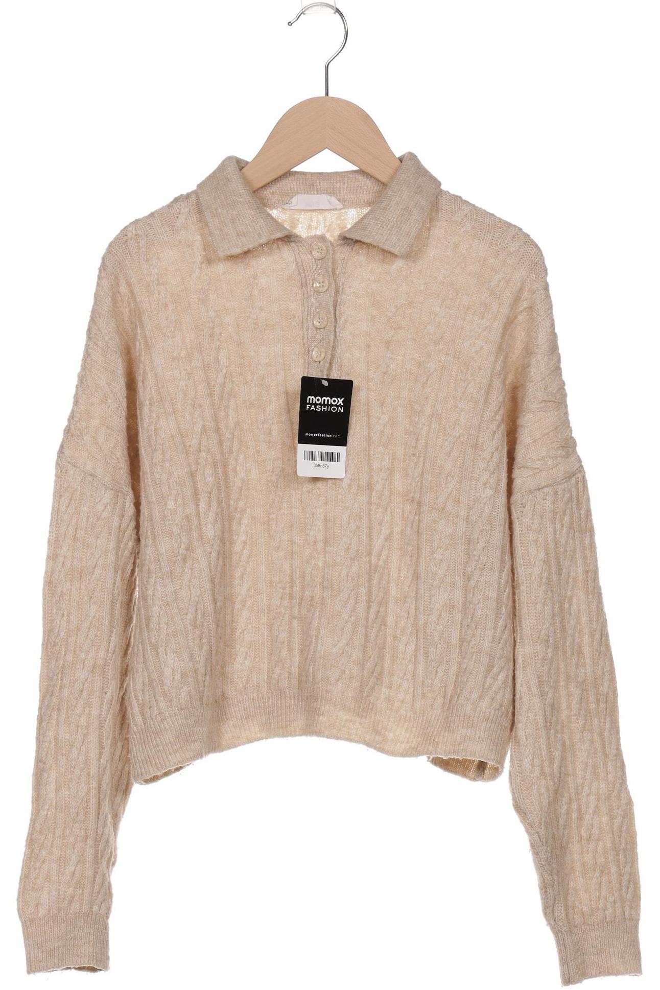 

Mango Damen Pullover, beige, Gr. 36