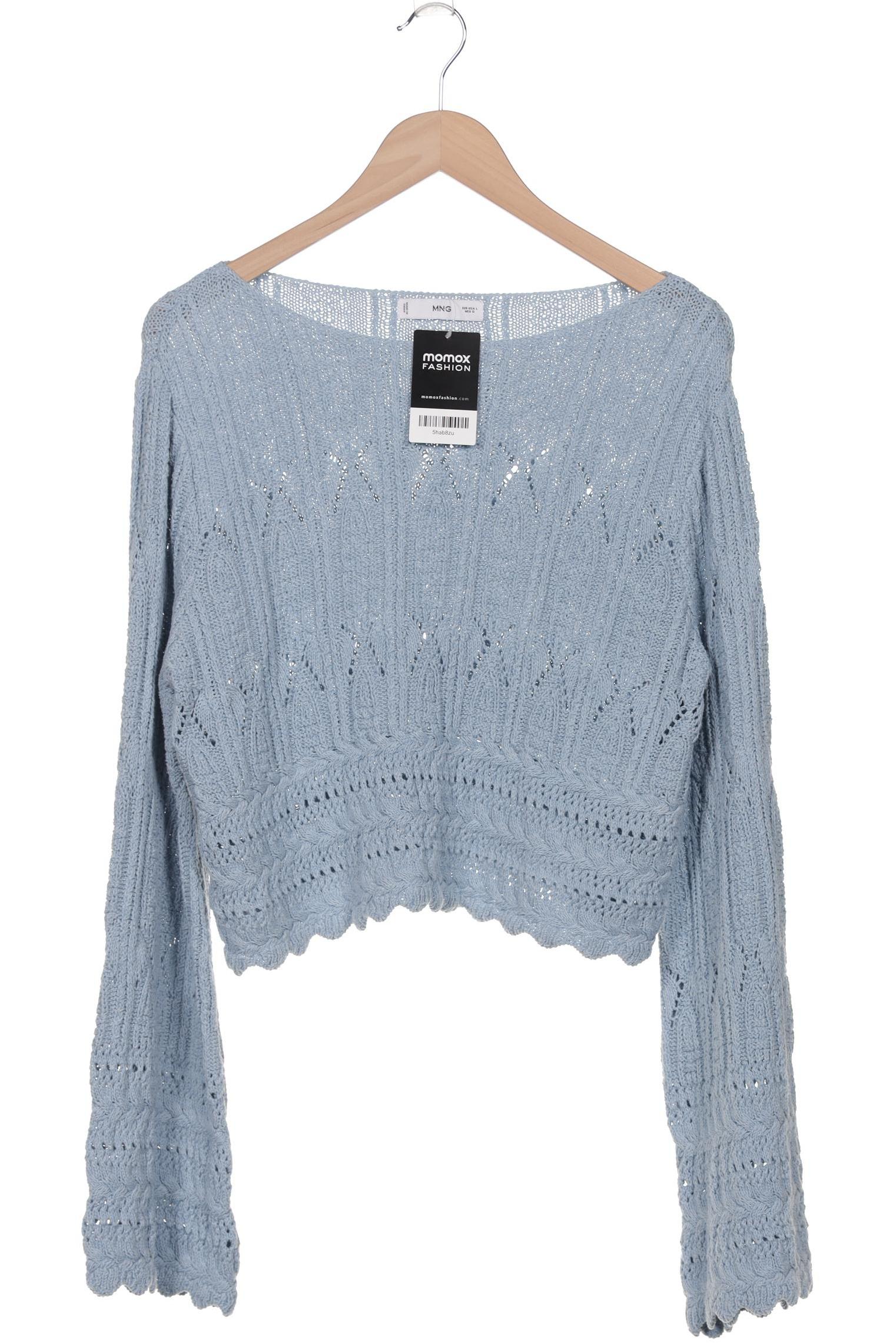 

Mango Damen Pullover, blau, Gr. 42