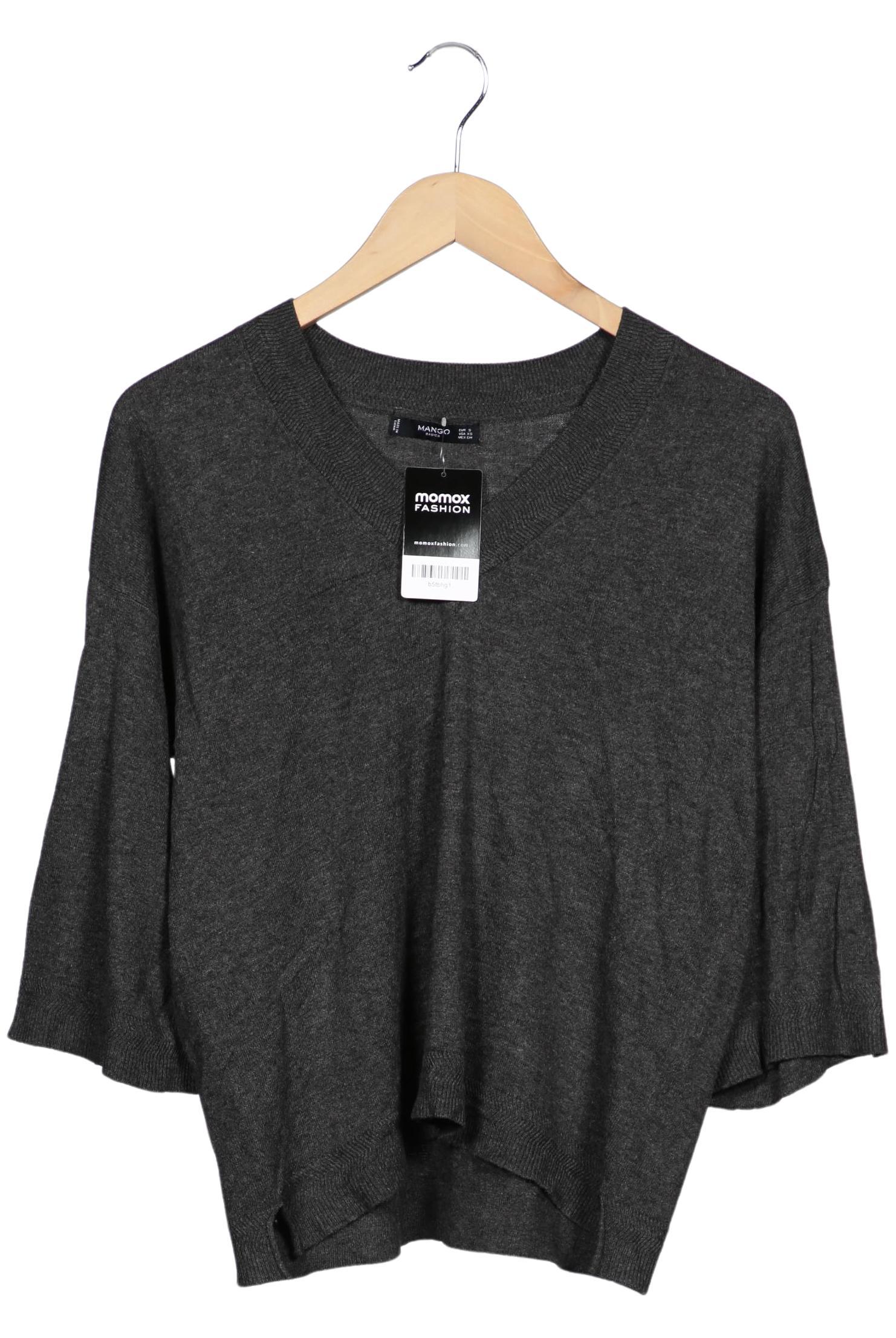 

Mango Damen Pullover, grau, Gr. 36