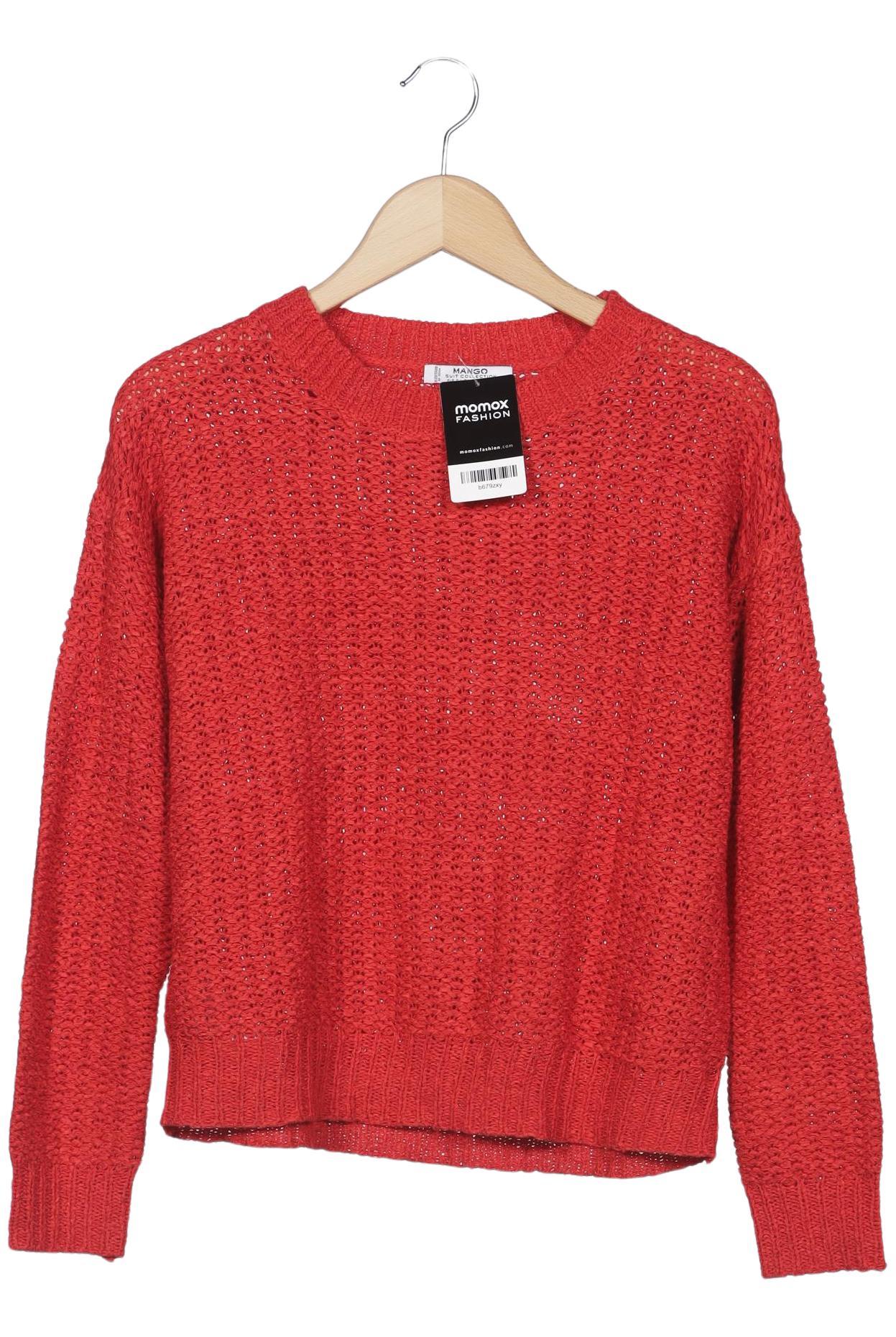 

Mango Damen Pullover, rot, Gr. 36