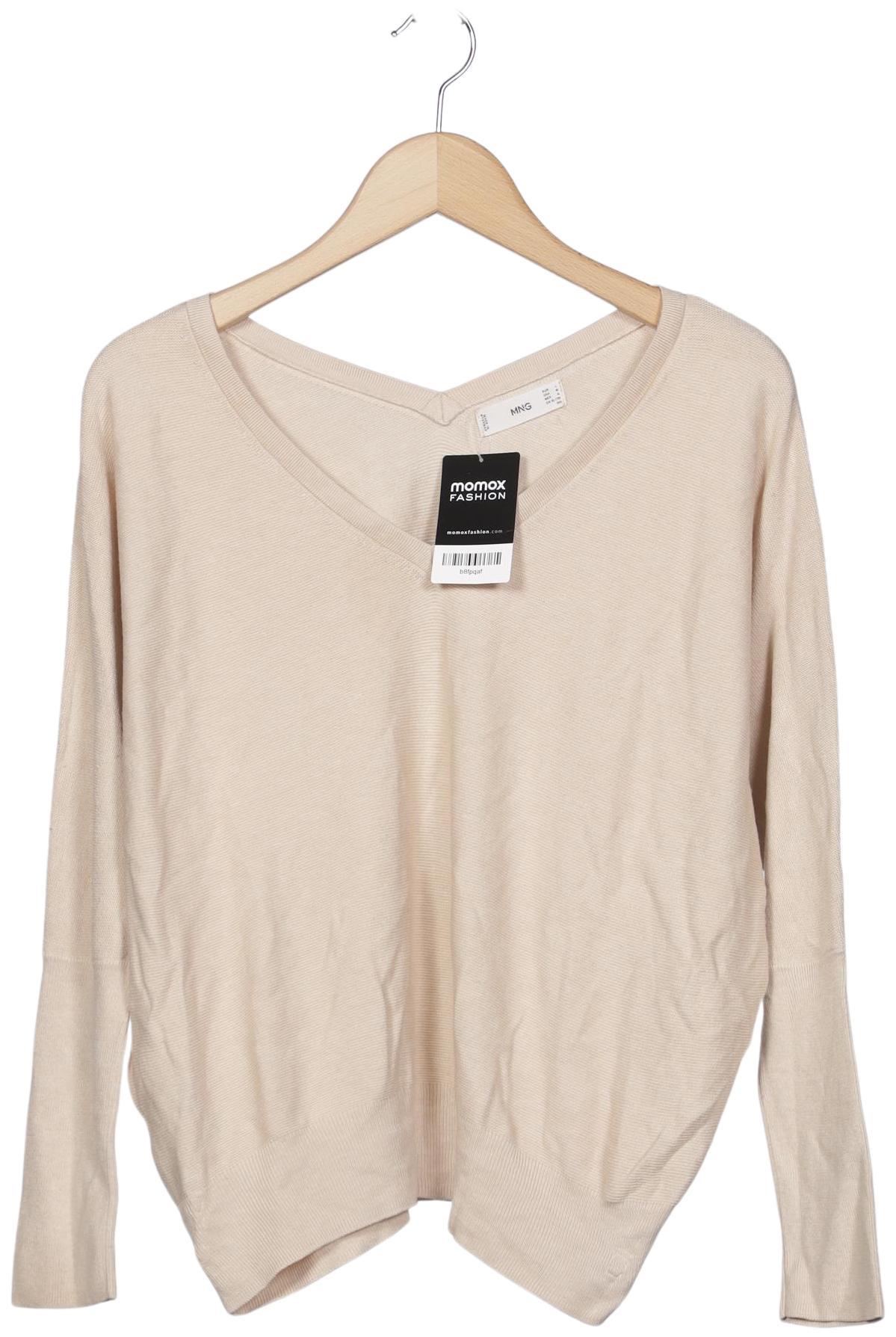 

Mango Damen Pullover, beige, Gr. 42