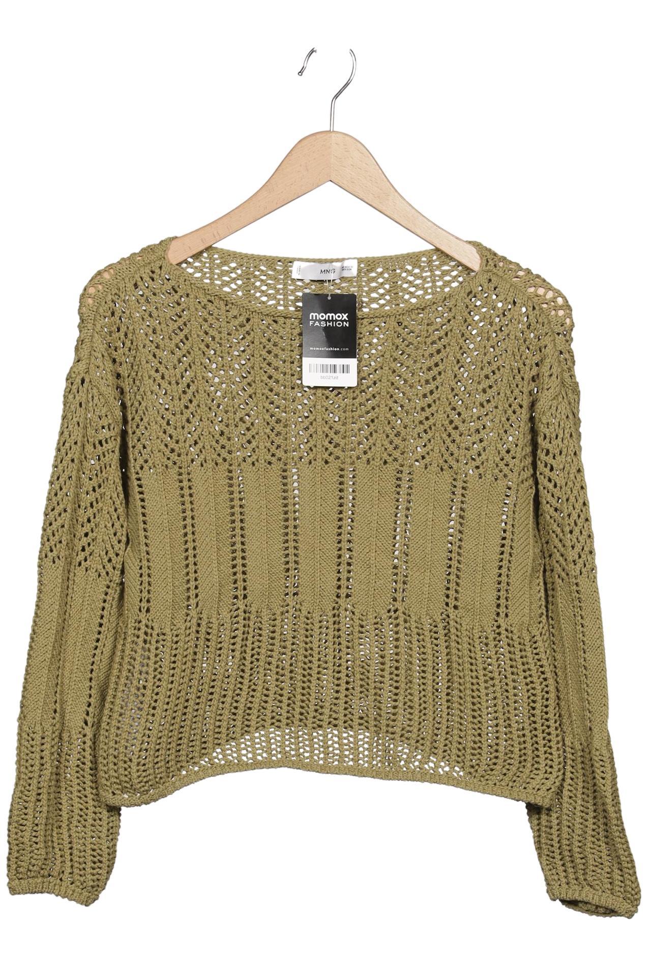 

Mango Damen Pullover, grün, Gr. 34