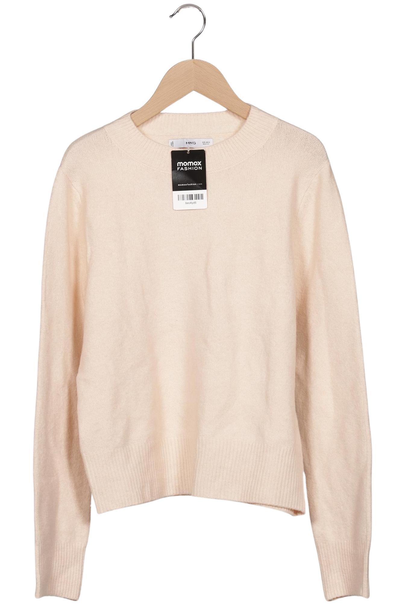 

Mango Damen Pullover, beige, Gr. 36