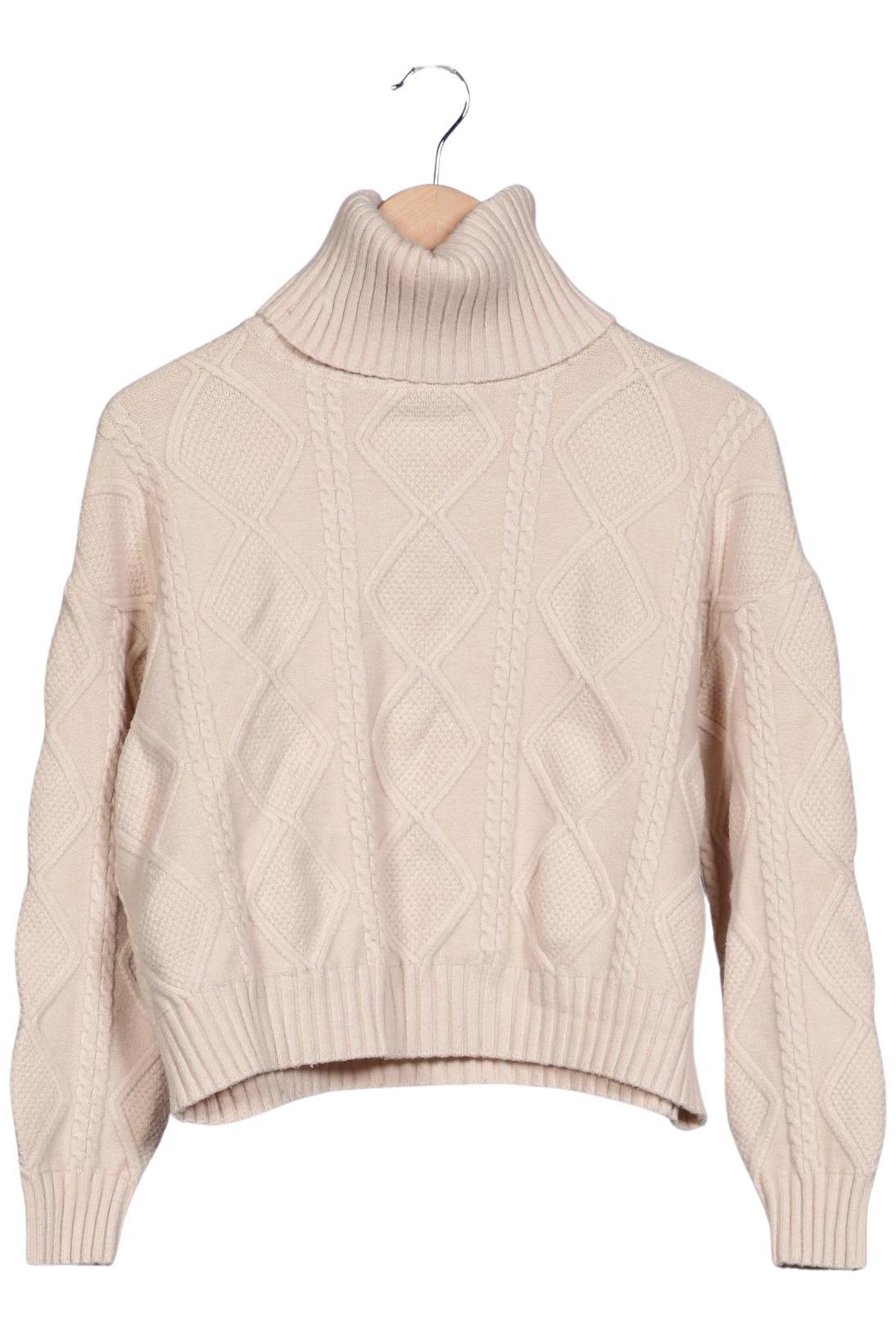 

Mango Damen Pullover, beige, Gr. 36