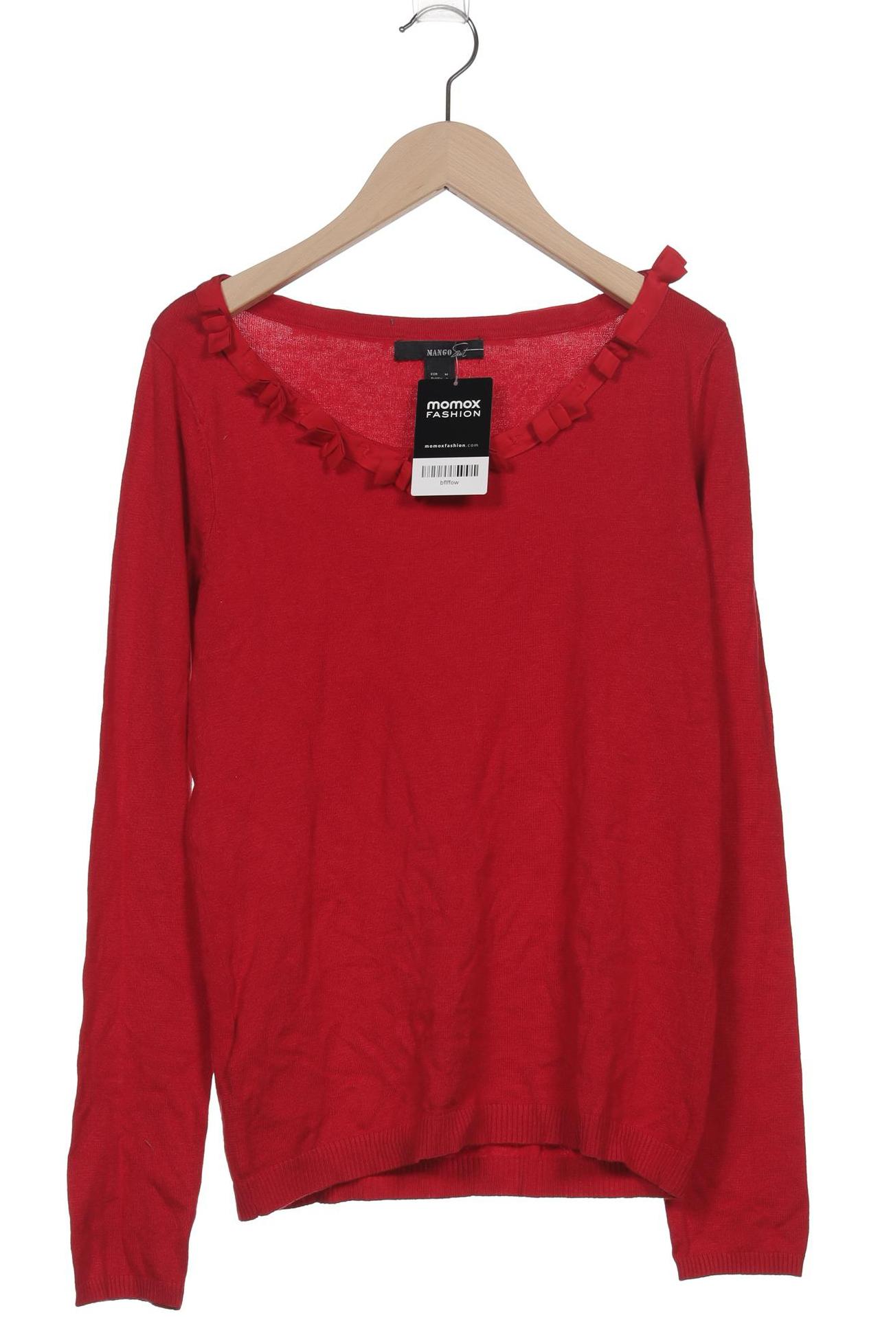 

Mango Damen Pullover, rot, Gr. 38