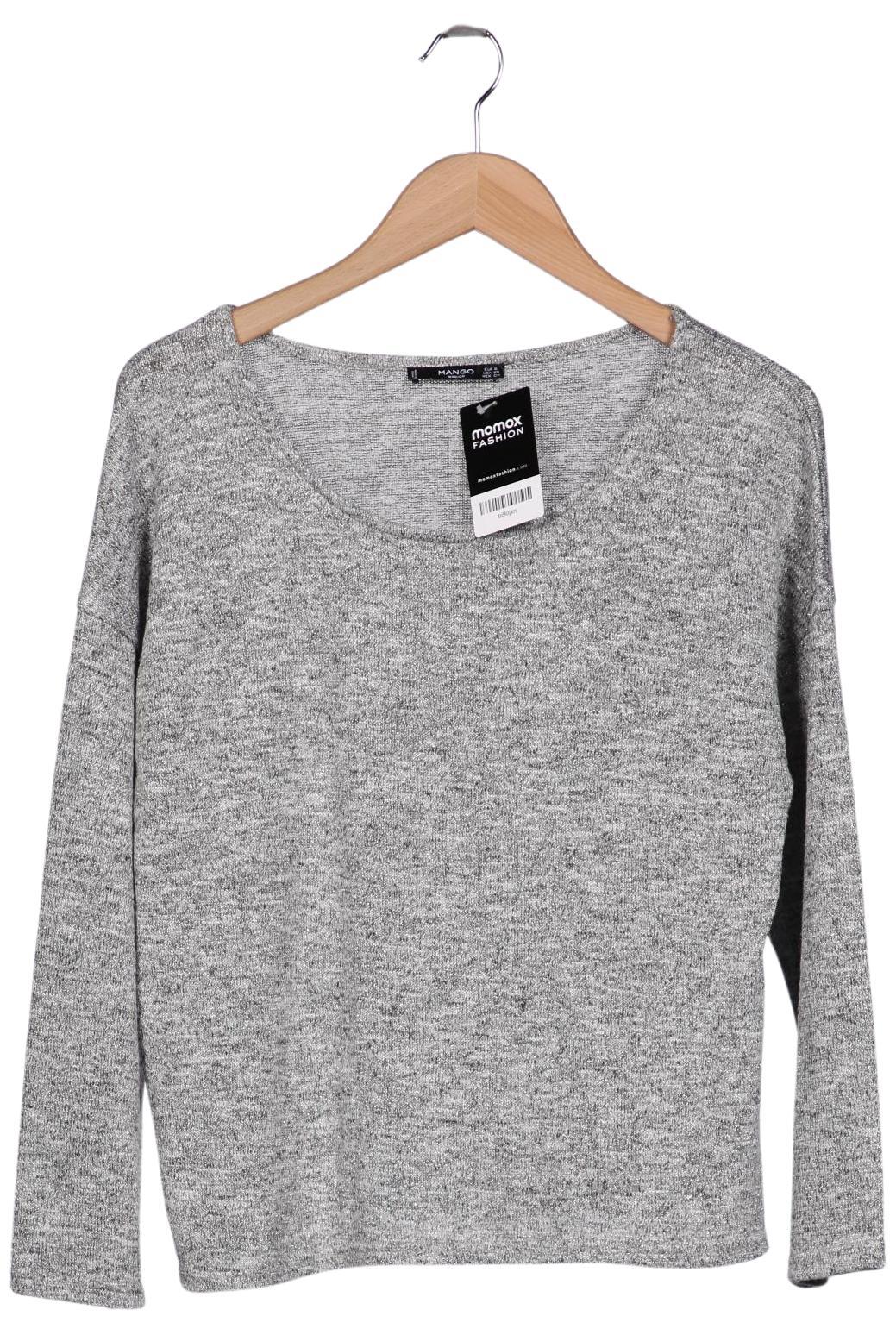 

Mango Damen Pullover, grau, Gr. 36