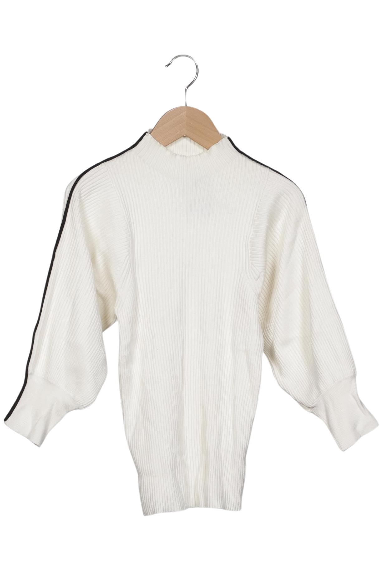 

Mango Damen Pullover, weiß, Gr. 36