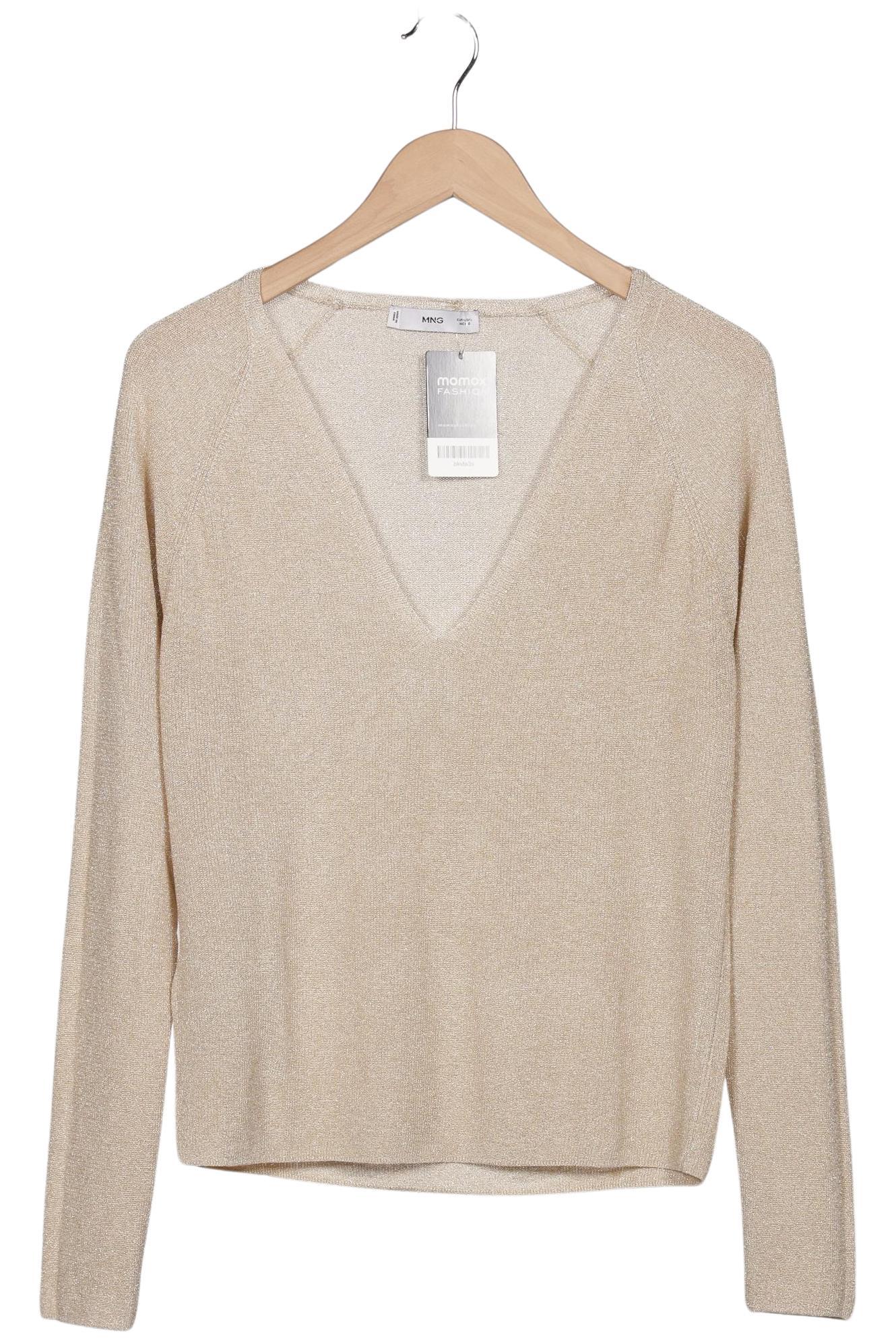 

Mango Damen Pullover, beige, Gr. 42