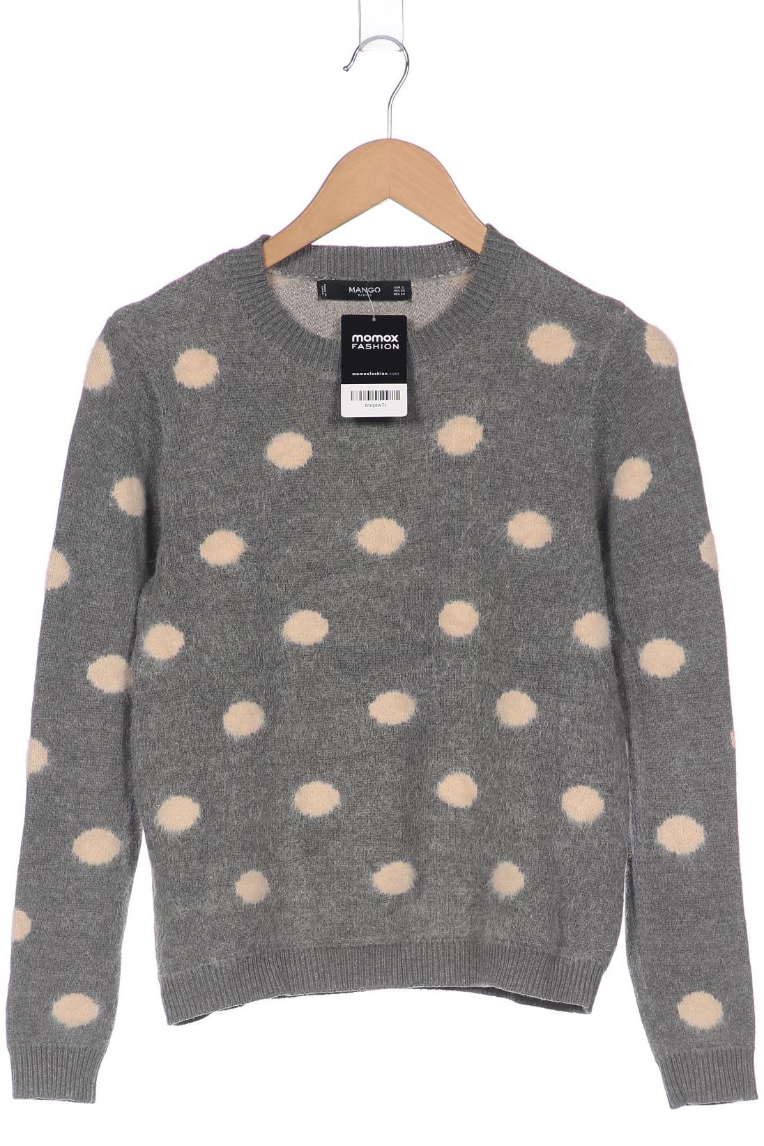 

Mango Damen Pullover, grau, Gr. 36