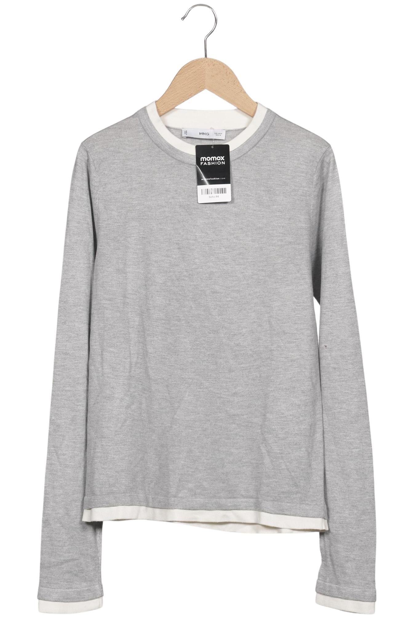 

Mango Damen Pullover, grau, Gr. 38