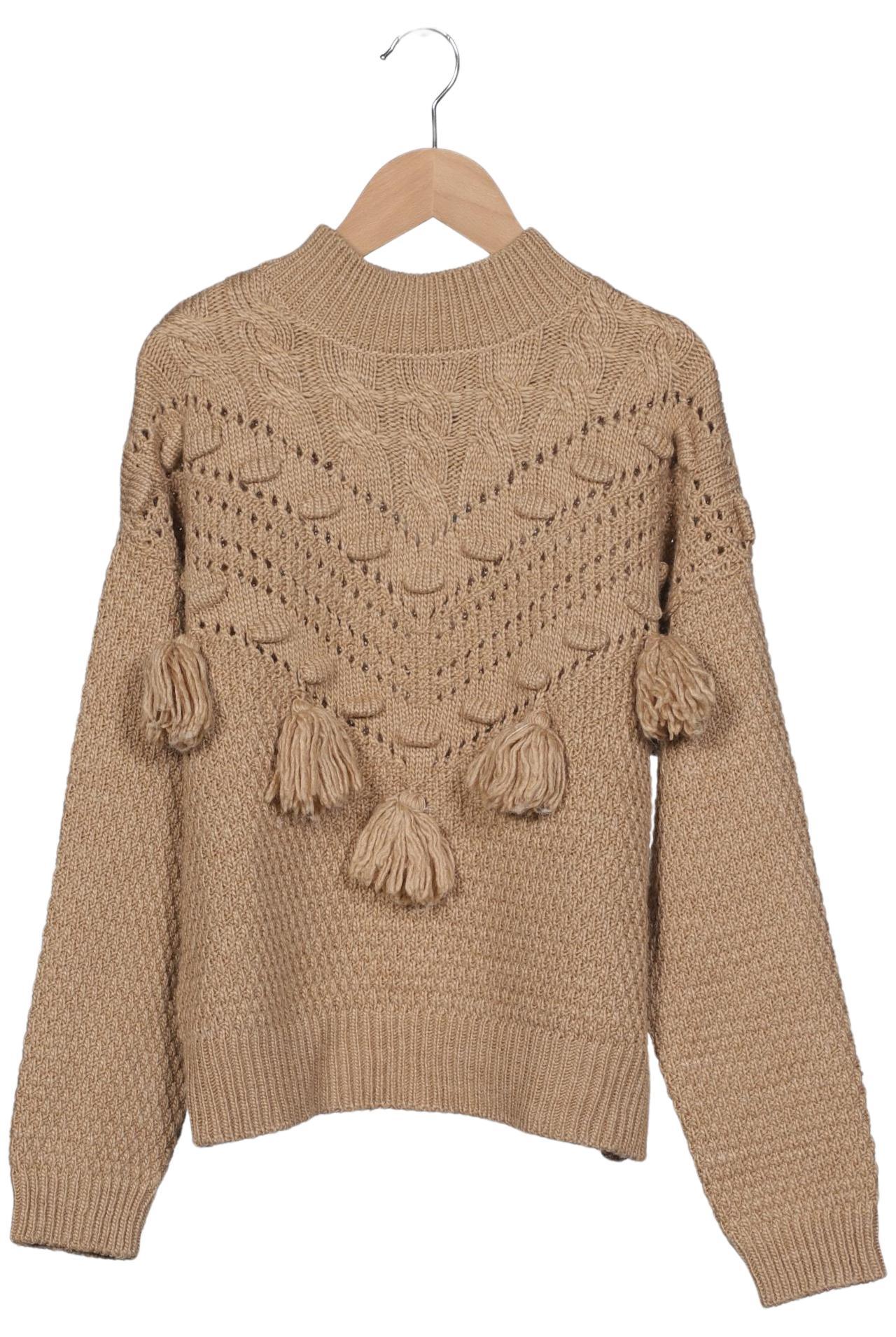 

Mango Damen Pullover, beige, Gr. 36