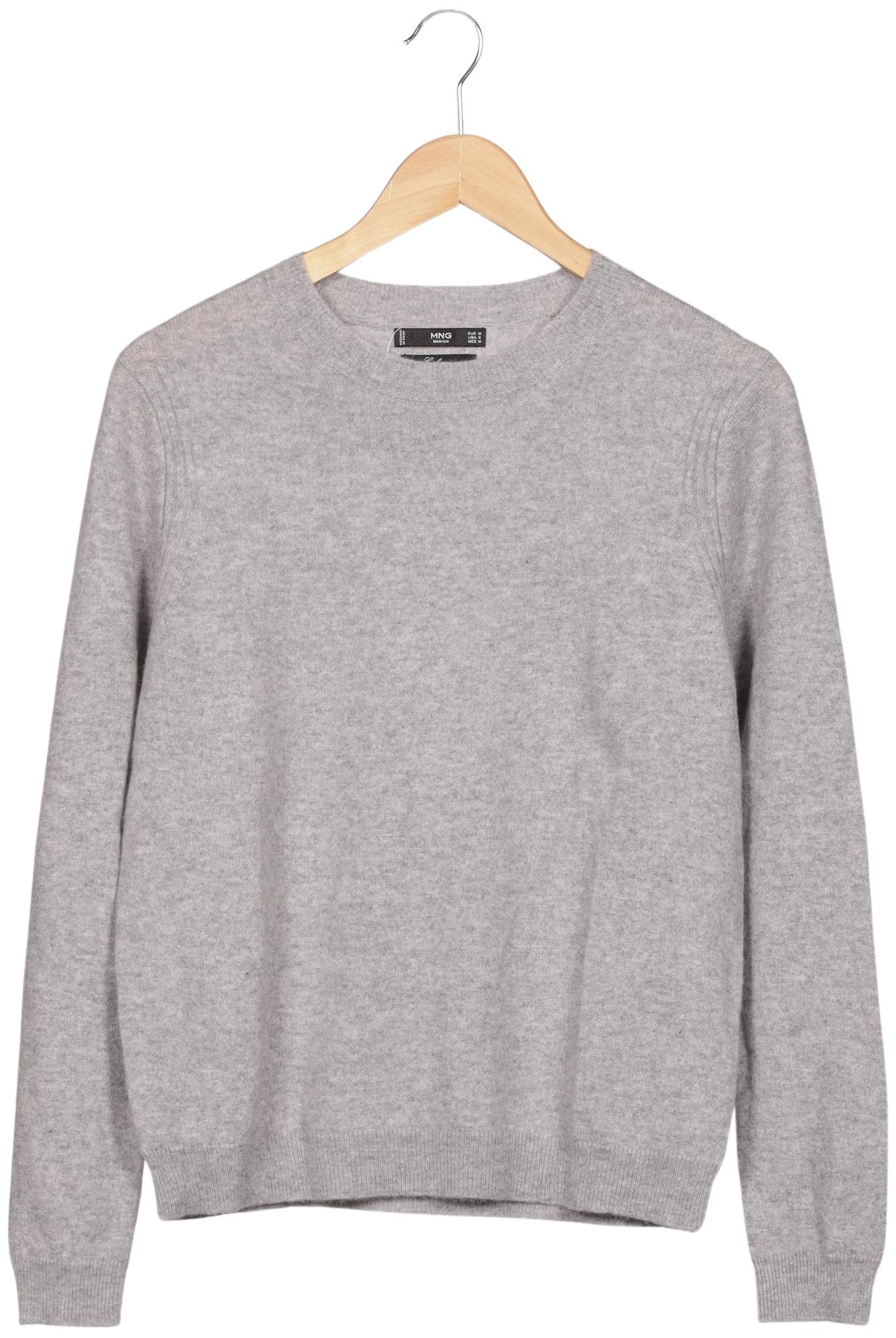 

Mango Damen Pullover, grau, Gr. 38