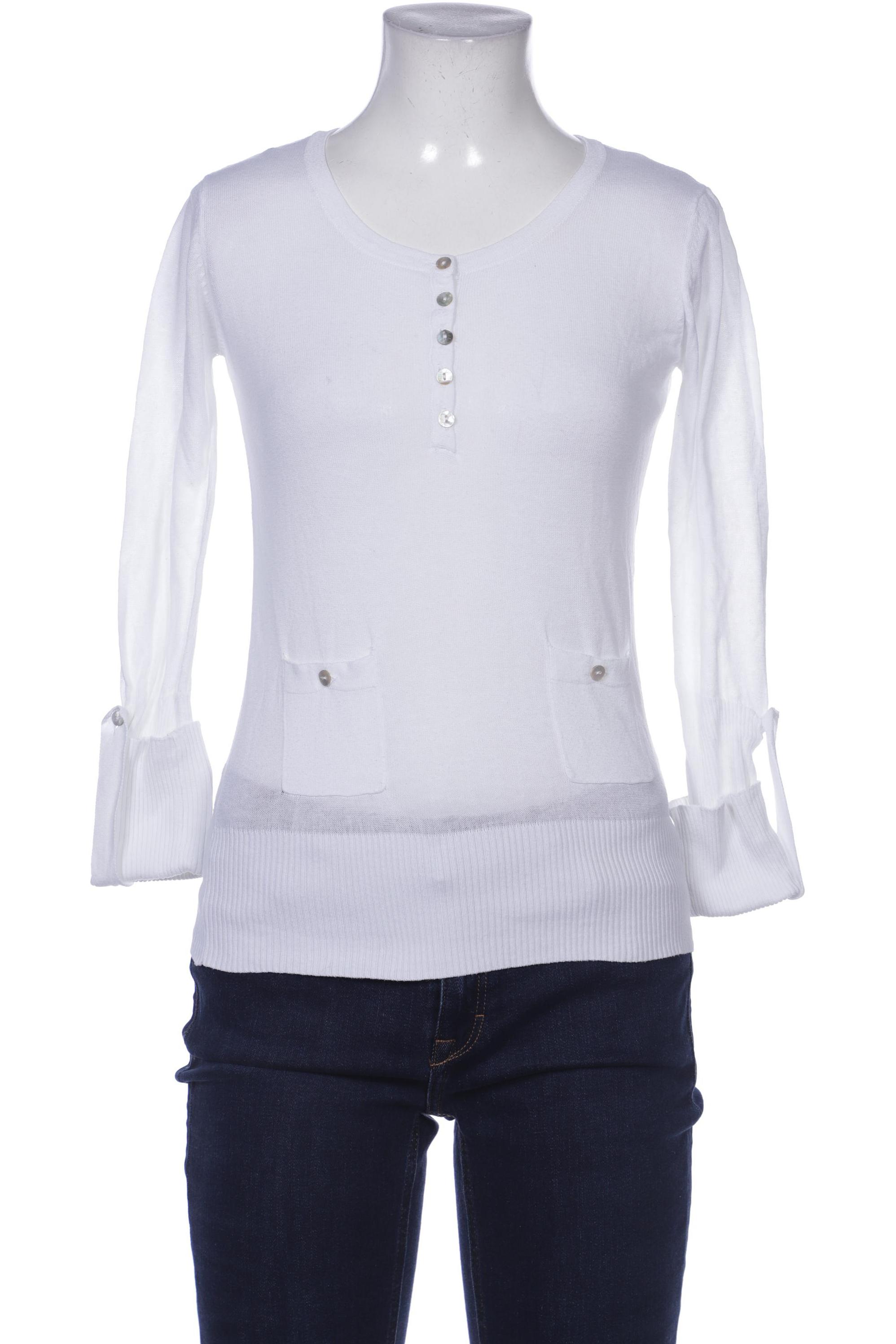 

Mango Damen Pullover, weiß, Gr. 36