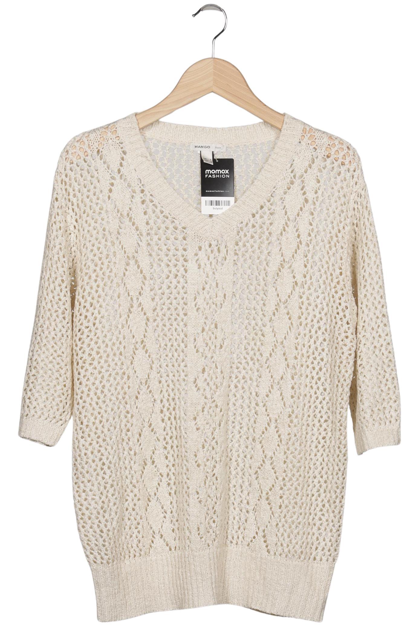 

Mango Damen Pullover, cremeweiß, Gr. 38