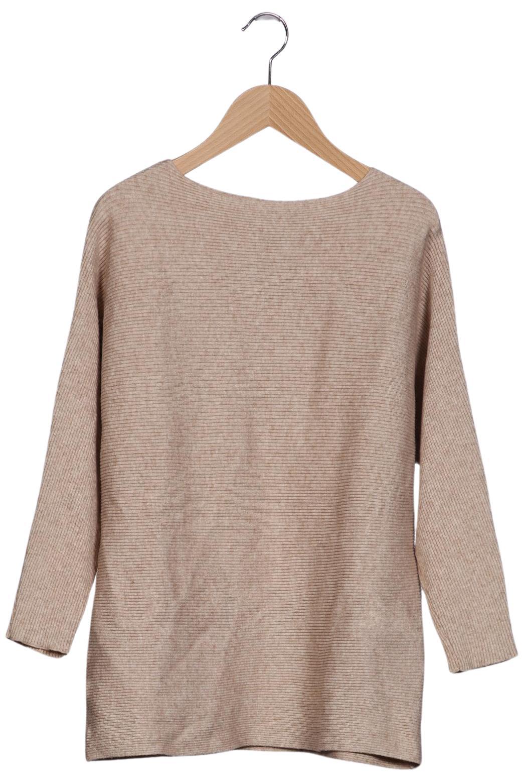 

Mango Damen Pullover, beige, Gr. 36