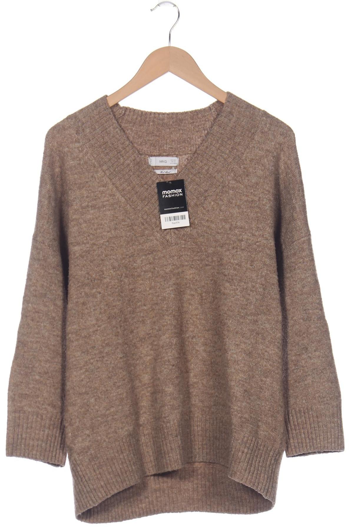 

Mango Damen Pullover, beige, Gr. 36