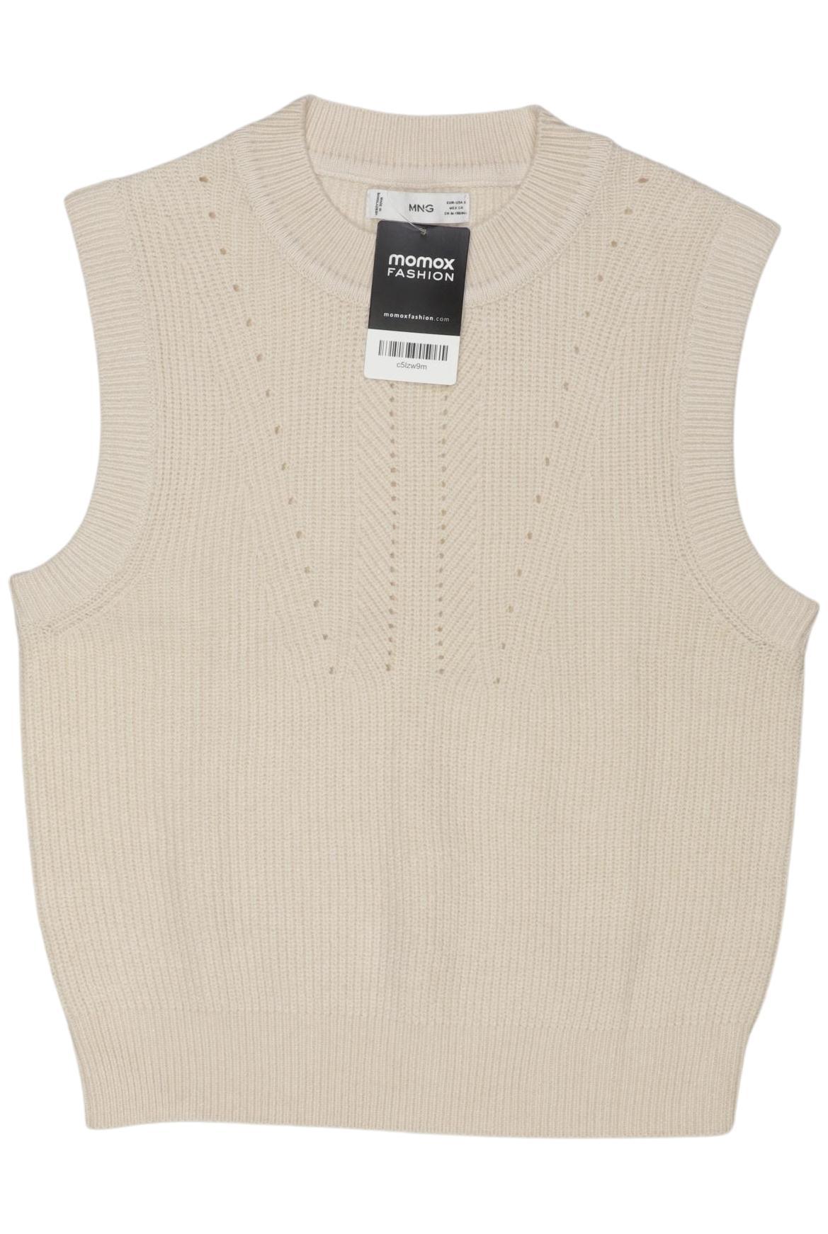 

Mango Damen Pullover, beige, Gr. 36