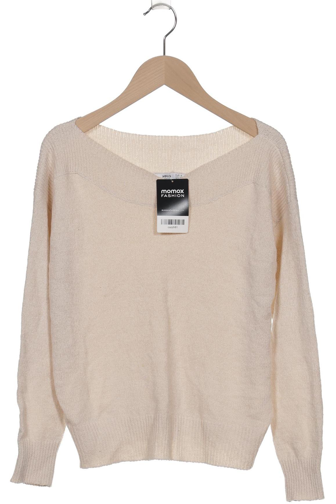 

Mango Damen Pullover, beige, Gr. 36