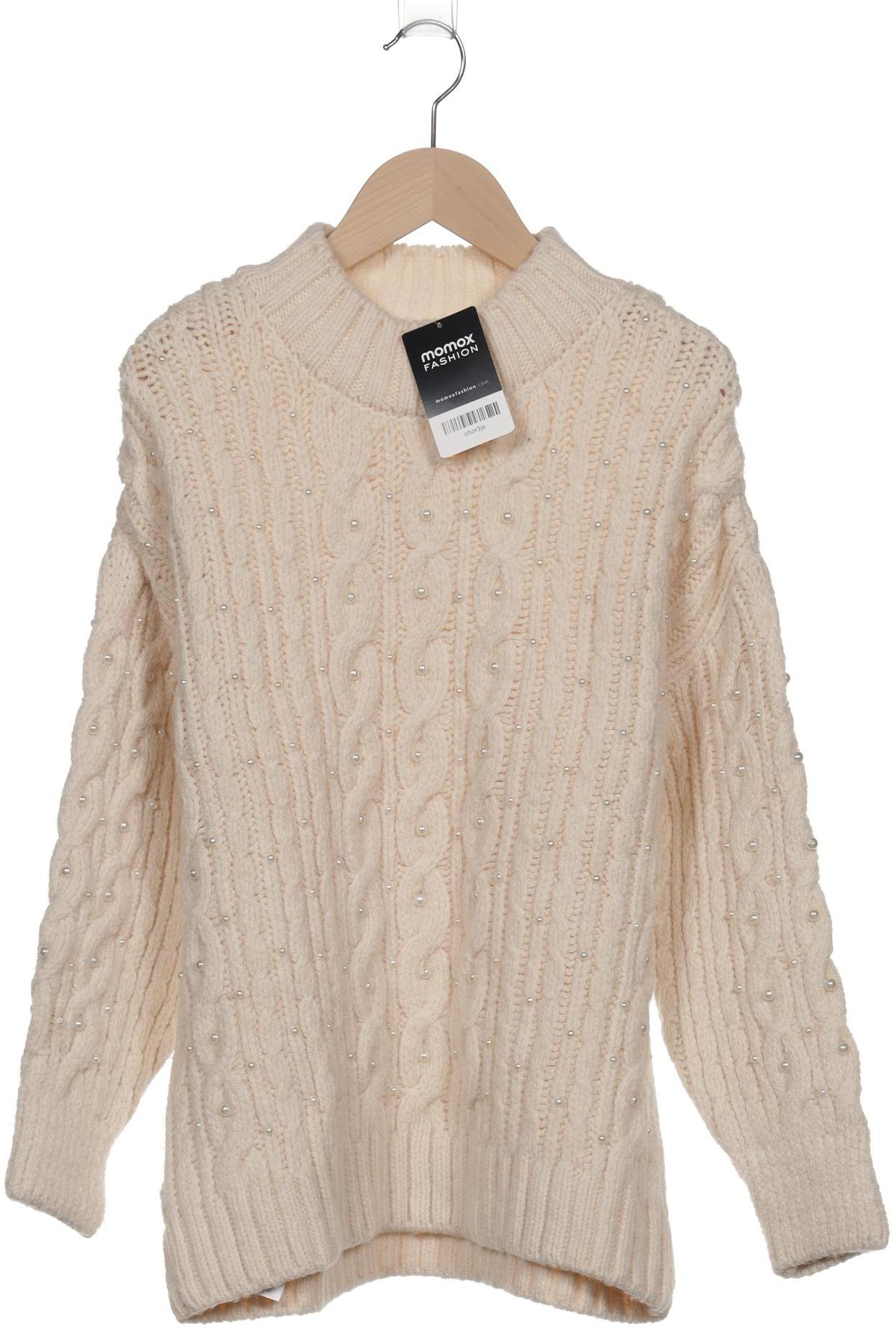 

Mango Damen Pullover, beige, Gr. 34