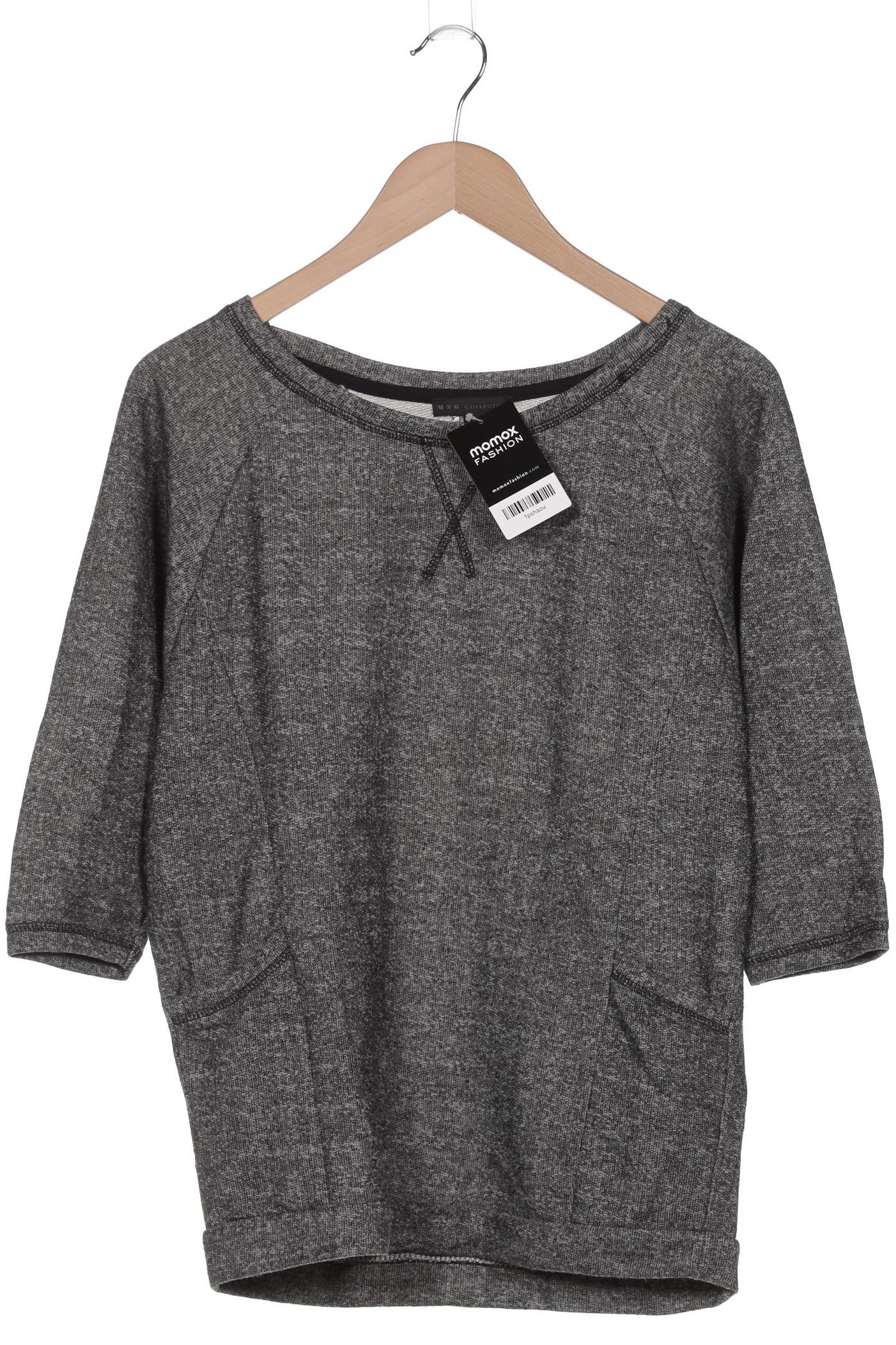 

Mango Damen Pullover, grau, Gr. 38