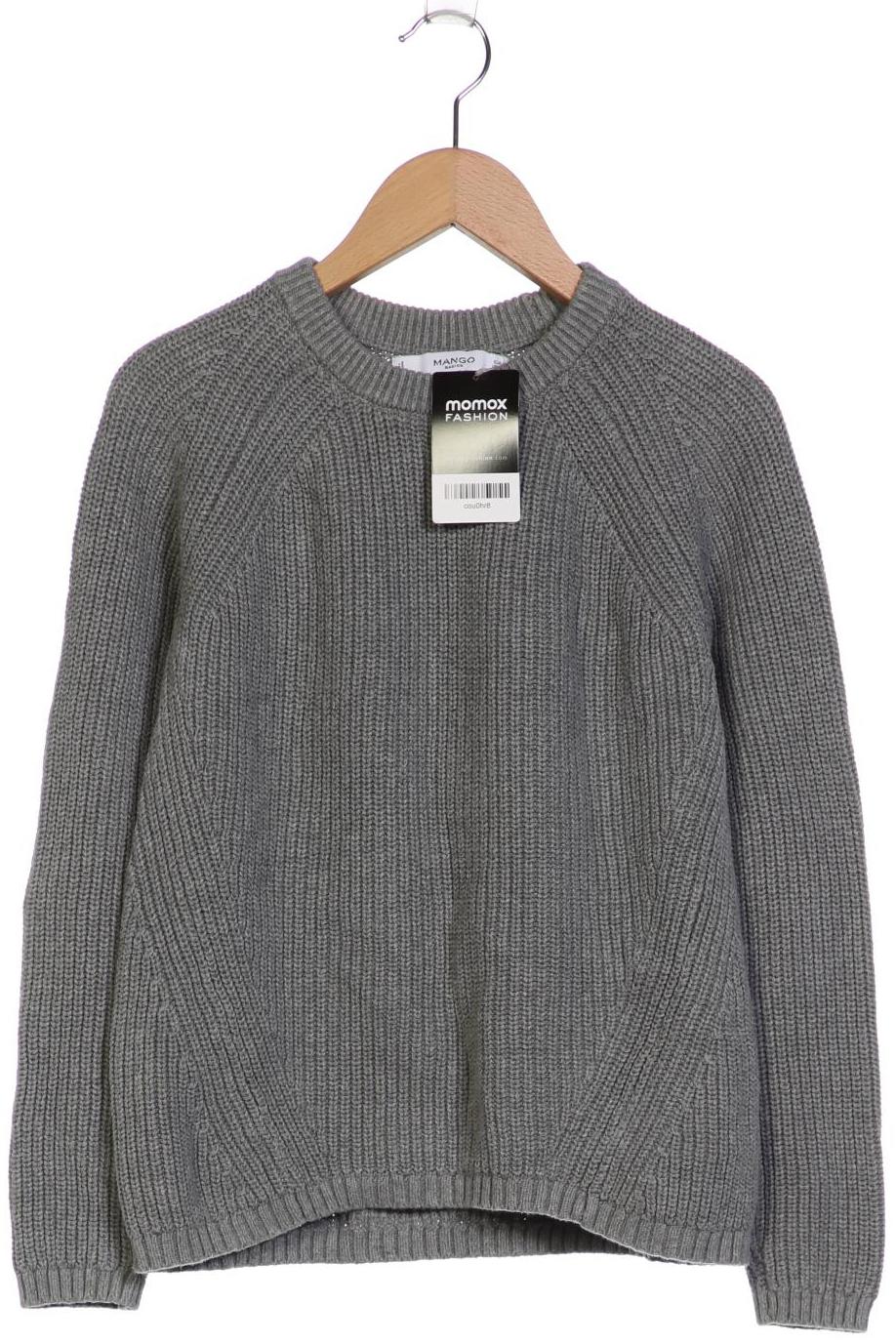 

Mango Damen Pullover, grau, Gr. 36