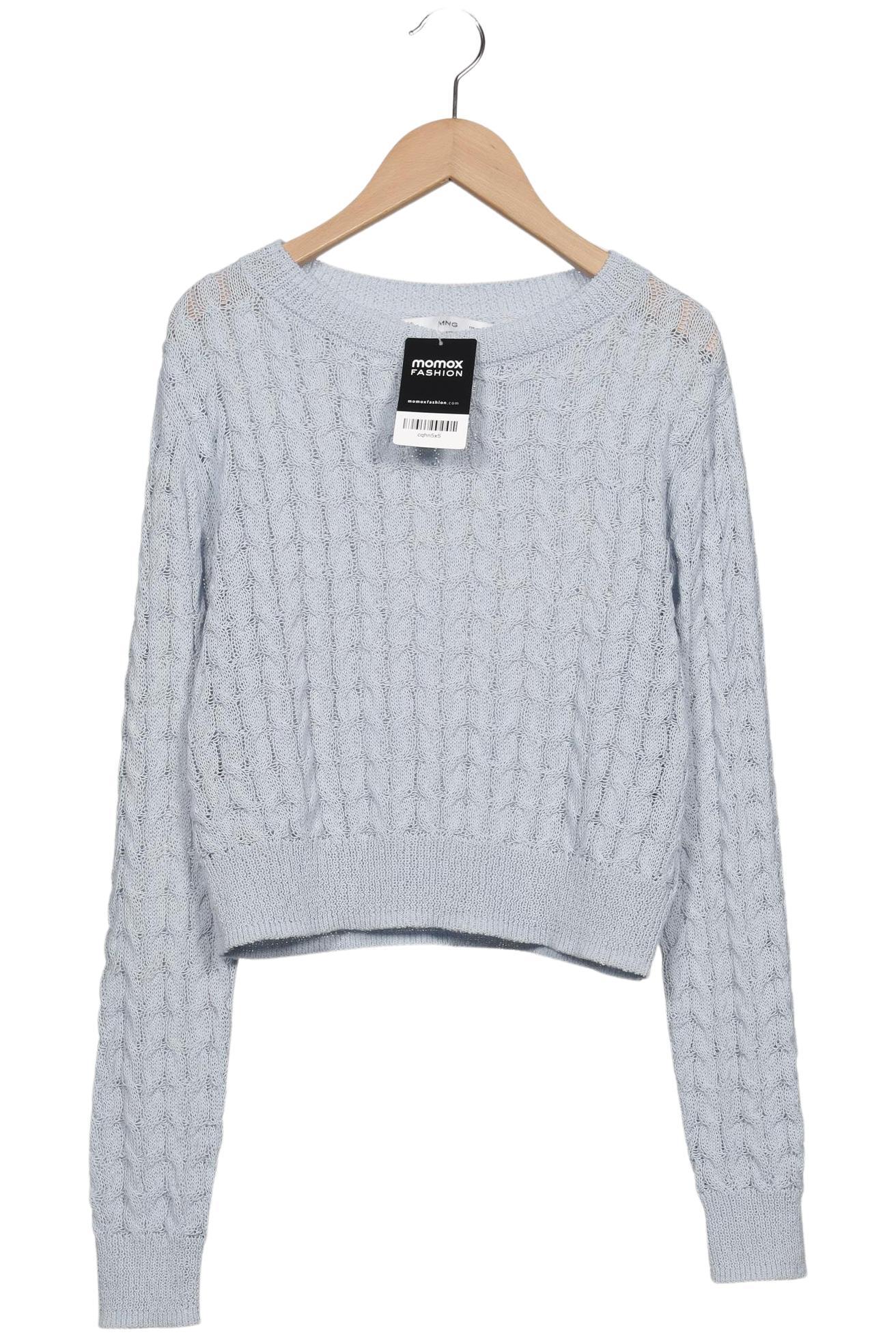 

Mango Damen Pullover, hellblau, Gr. 36