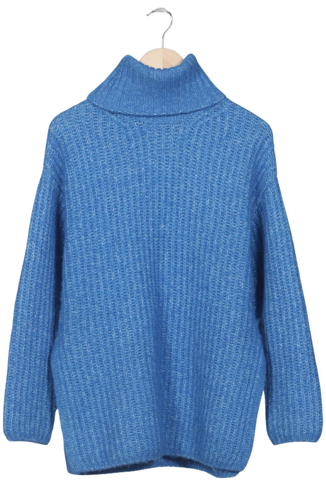 

Mango Damen Pullover, blau, Gr. 34