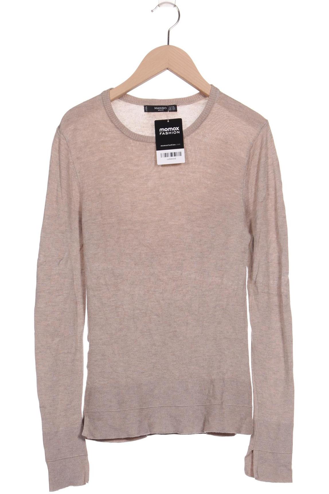 

Mango Damen Pullover, beige, Gr. 34