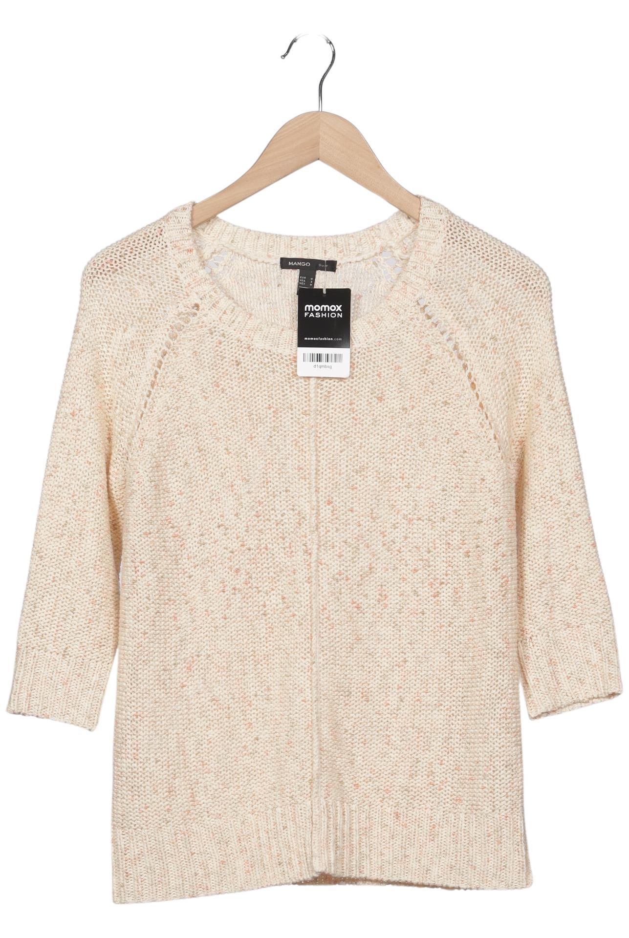 

Mango Damen Pullover, beige, Gr. 38