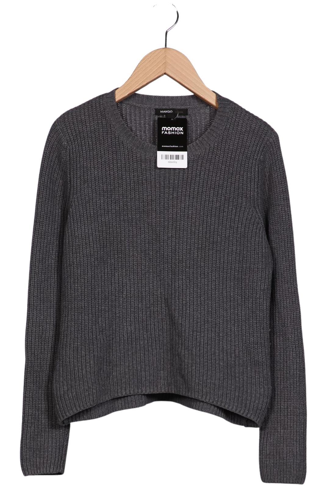 

Mango Damen Pullover, grau, Gr. 34