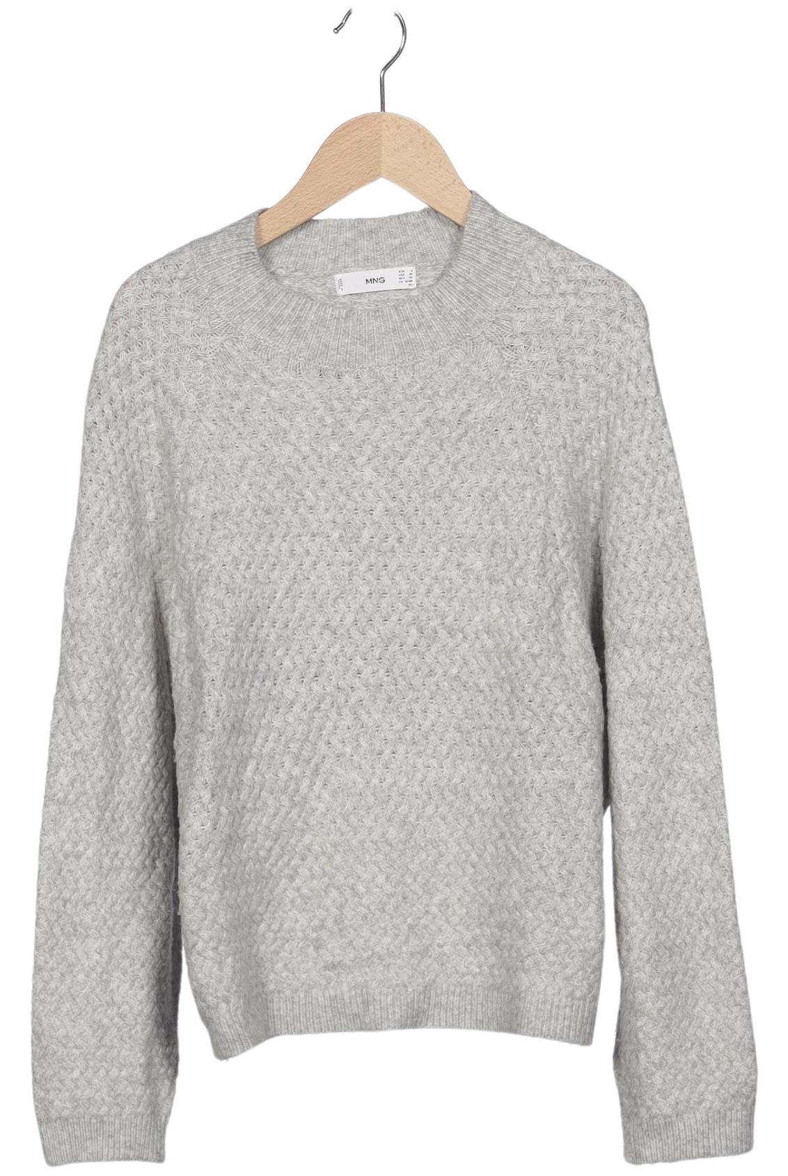 

Mango Damen Pullover, grau, Gr. 36