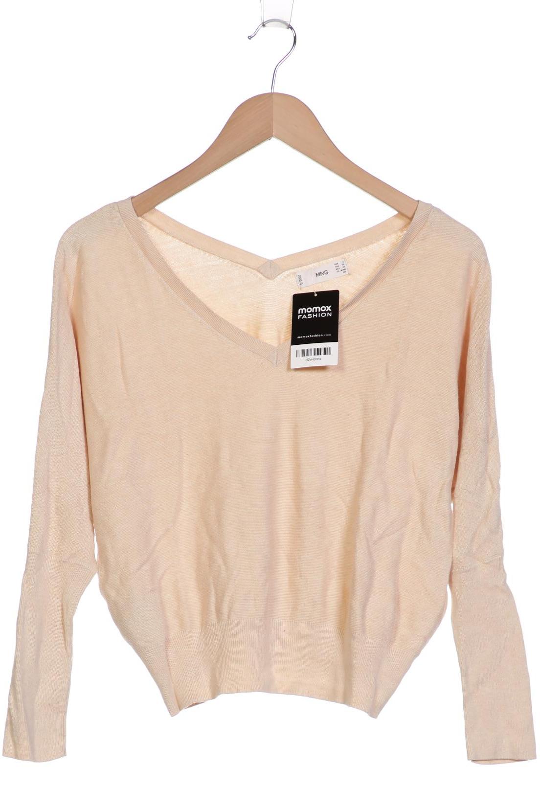 

Mango Damen Pullover, beige, Gr. 36