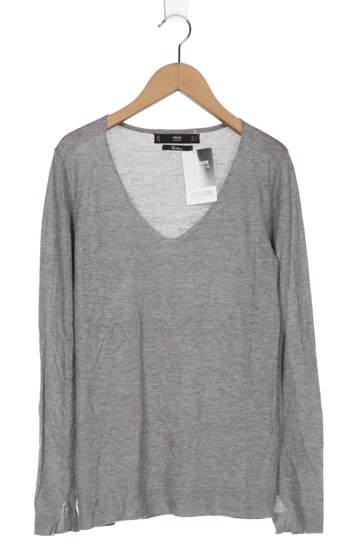 

Mango Damen Pullover, grau, Gr. 36