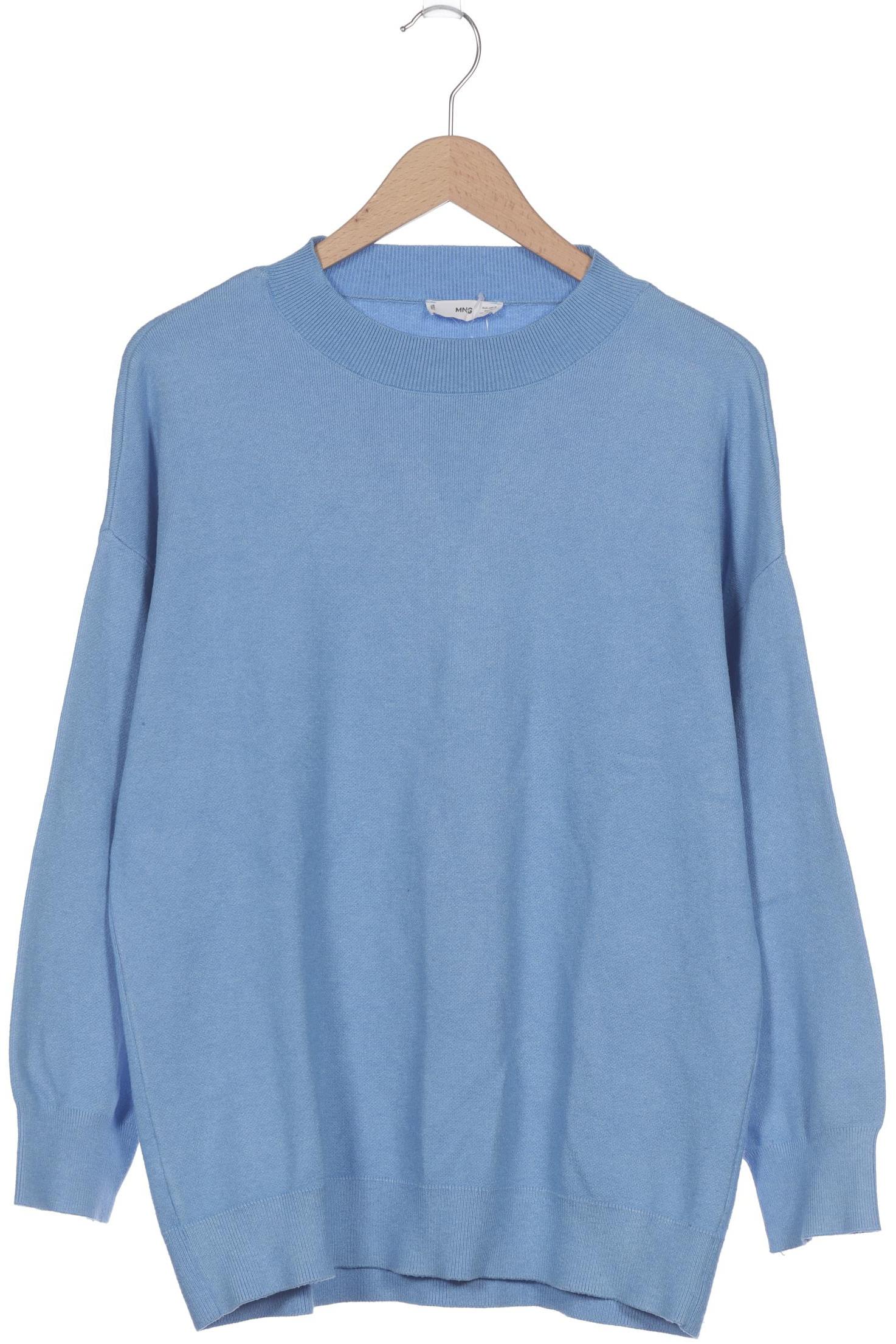 

Mango Damen Pullover, blau, Gr. 38