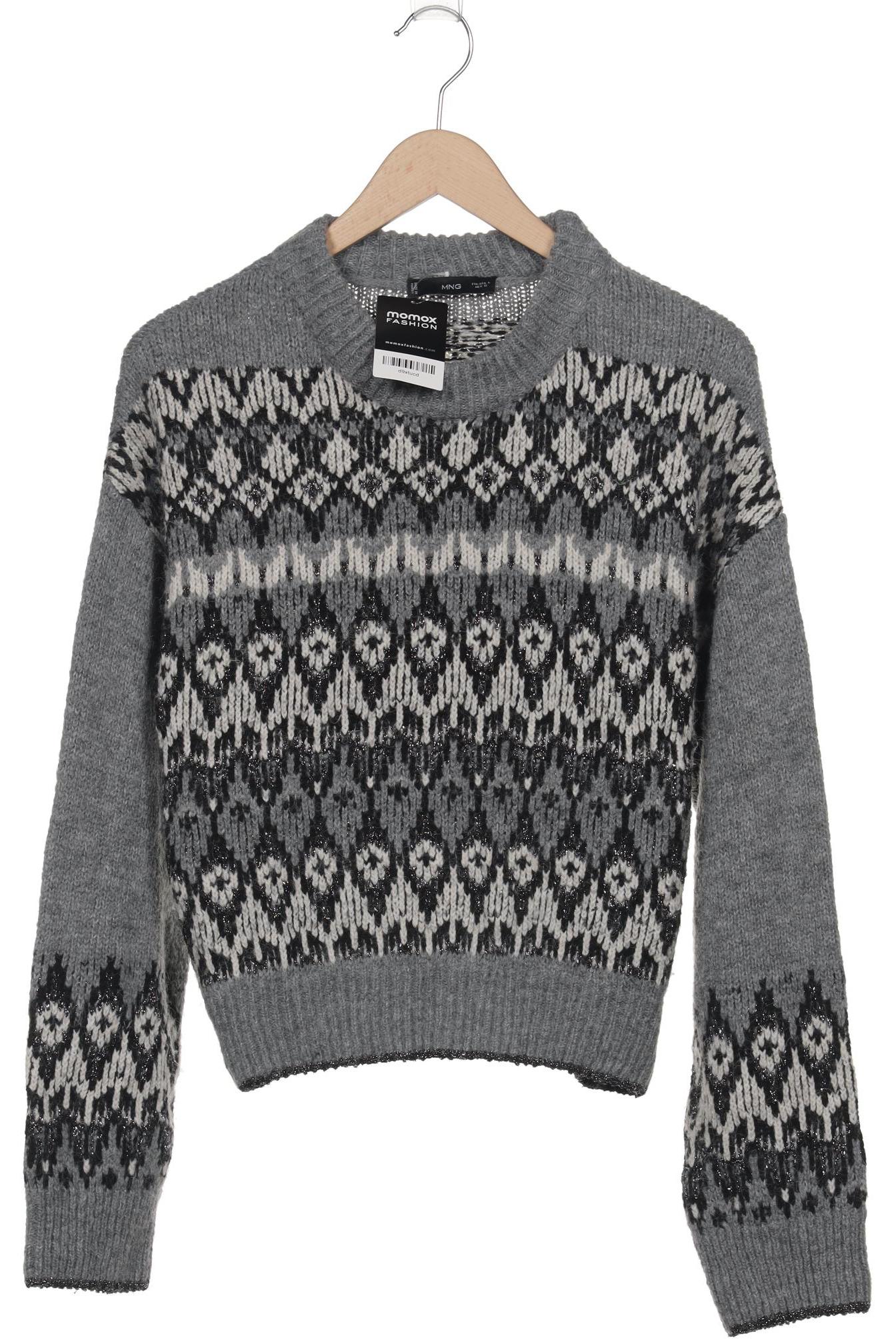 

Mango Damen Pullover, grau, Gr. 42