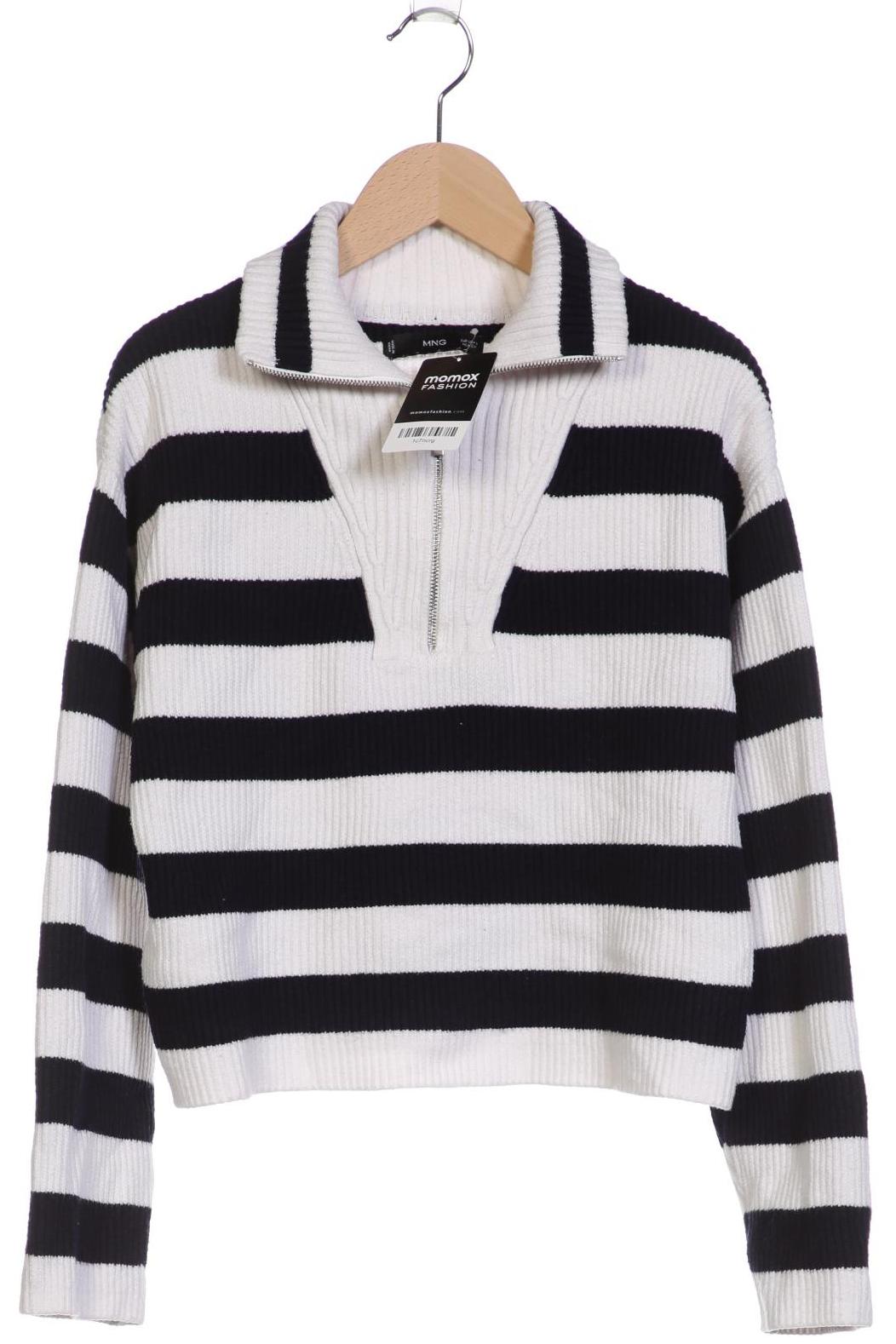 

Mango Damen Pullover, weiß, Gr. 36