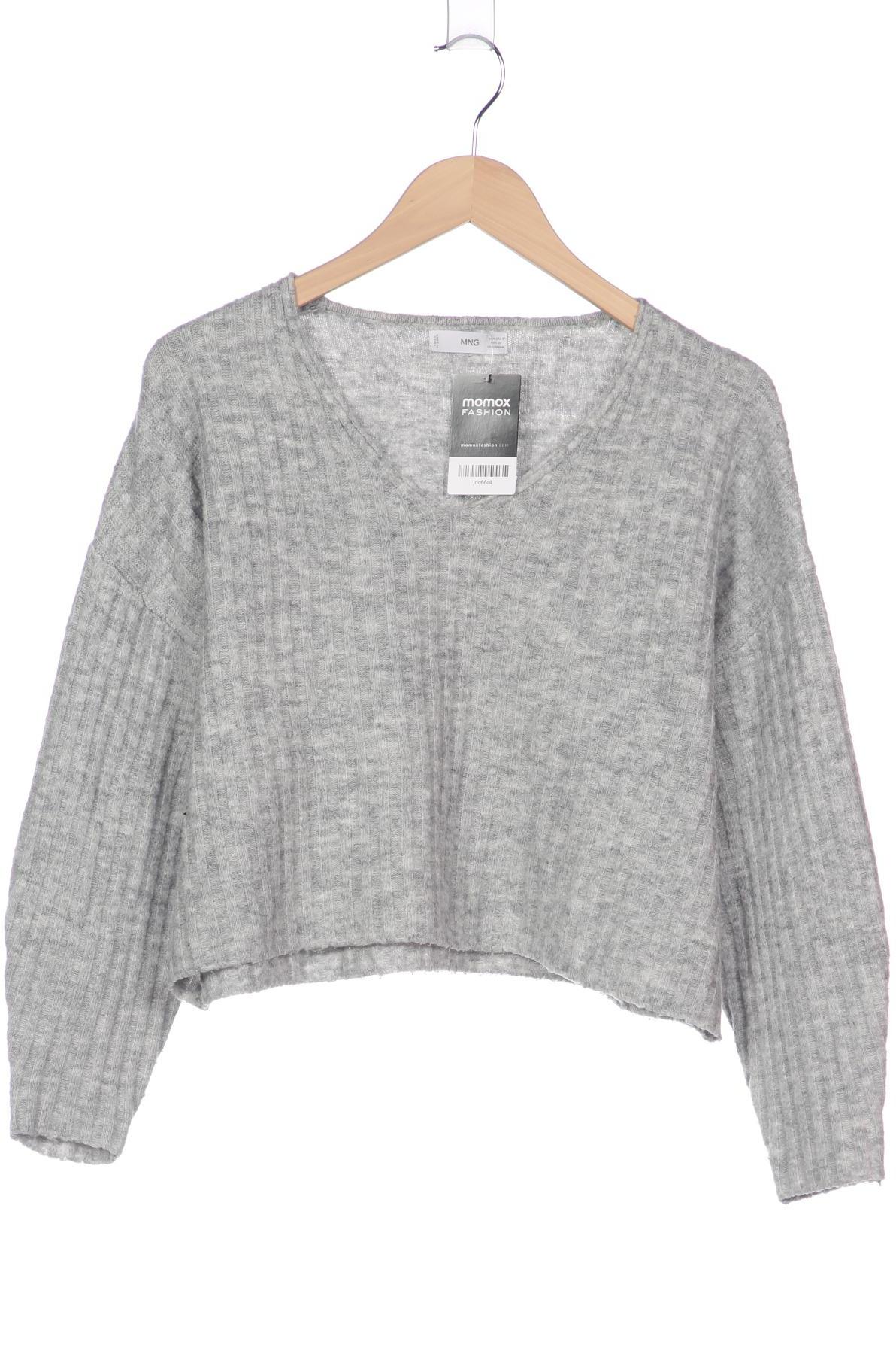 

Mango Damen Pullover, grau, Gr. 36