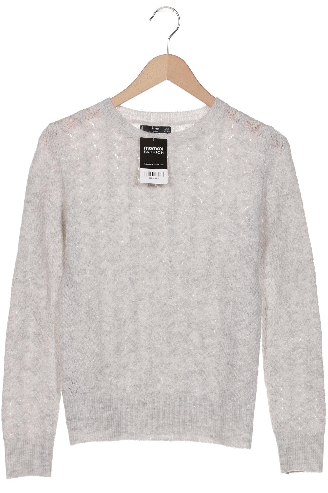 

Mango Damen Pullover, grau, Gr. 36