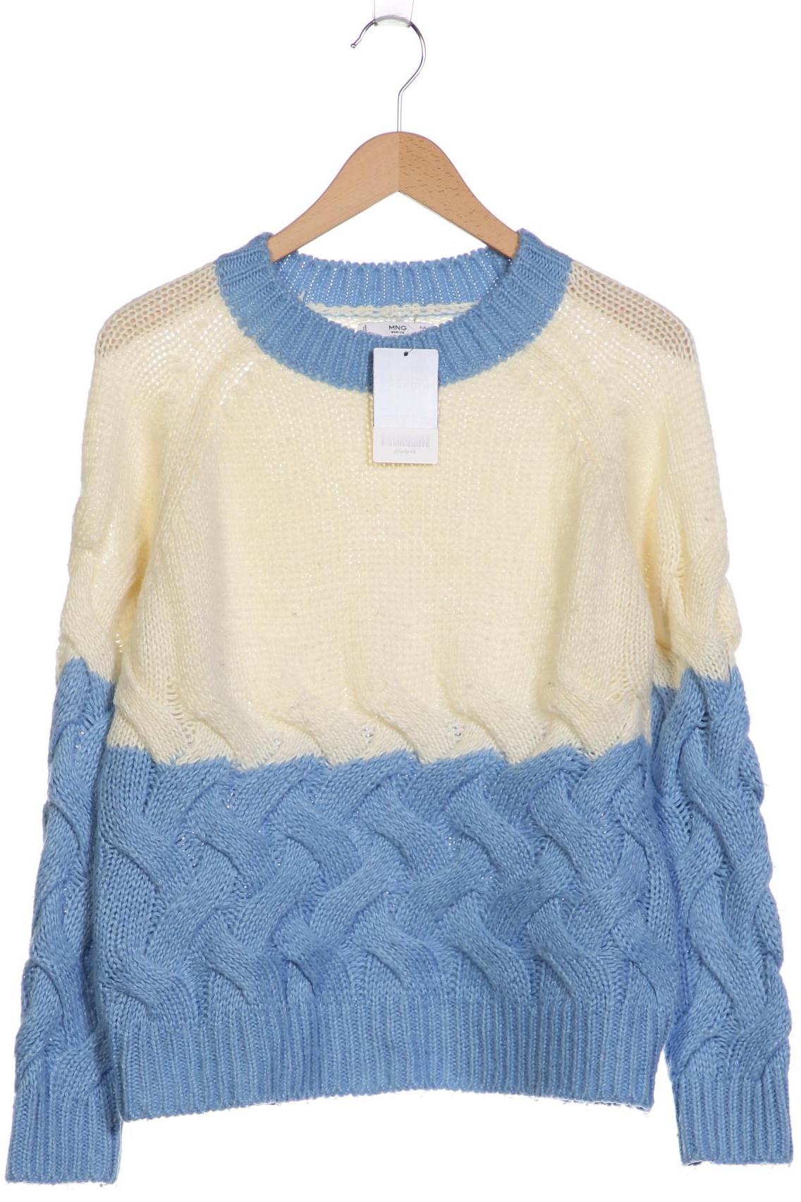 

Mango Damen Pullover, hellblau, Gr. 38