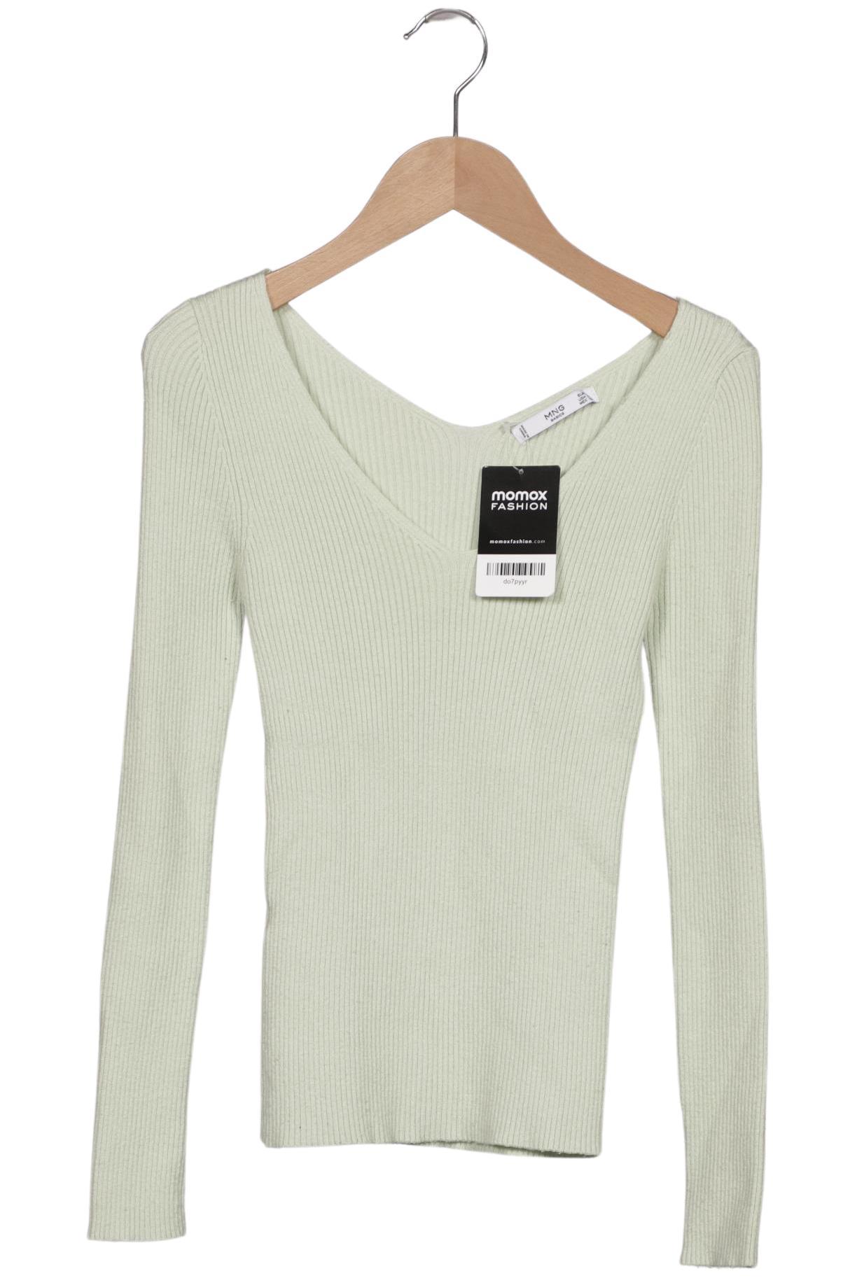 

Mango Damen Pullover, hellgrün, Gr. 36