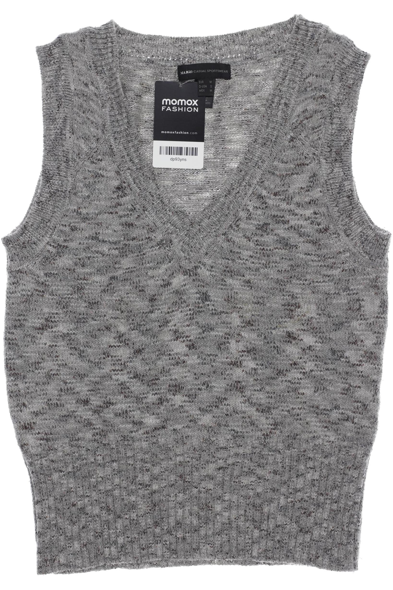 

Mango Damen Pullover, grau, Gr. 38