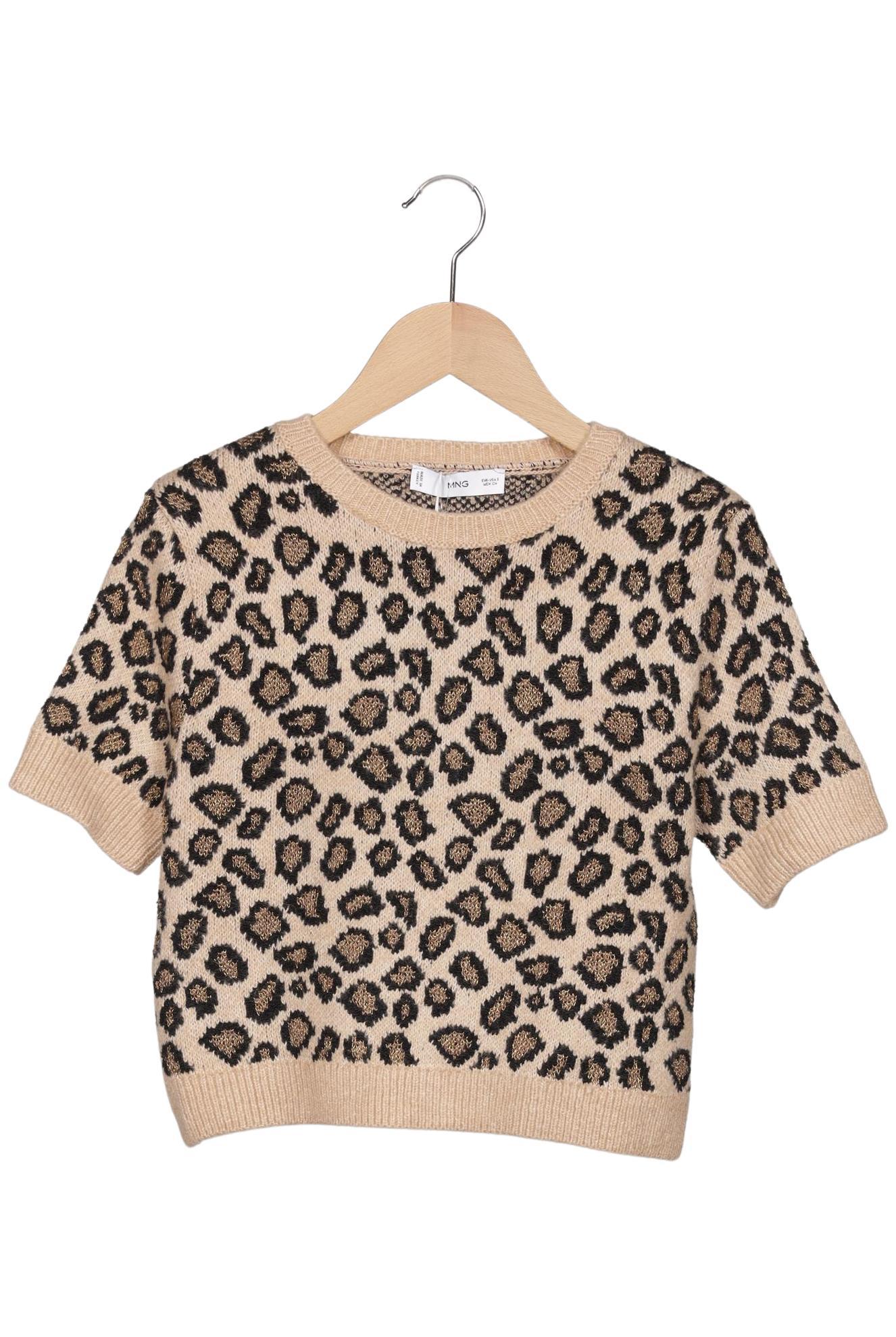 

Mango Damen Pullover, beige, Gr. 36