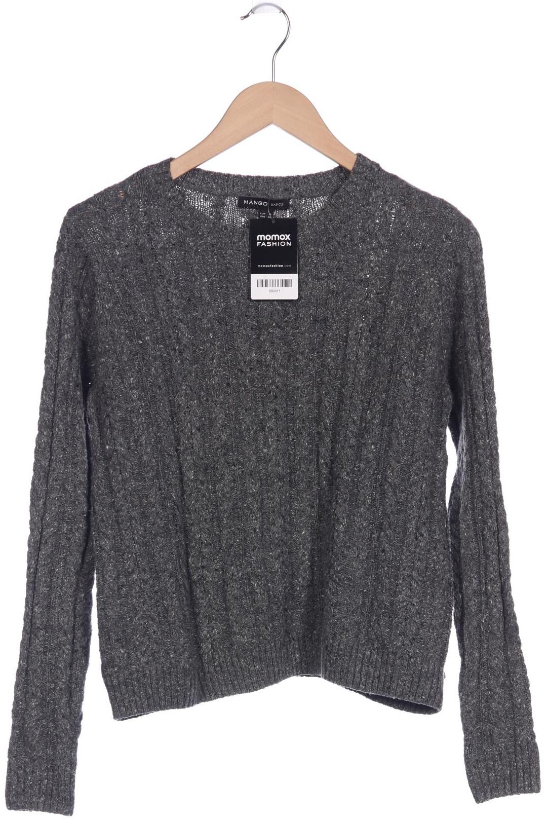 

Mango Damen Pullover, grau, Gr. 36