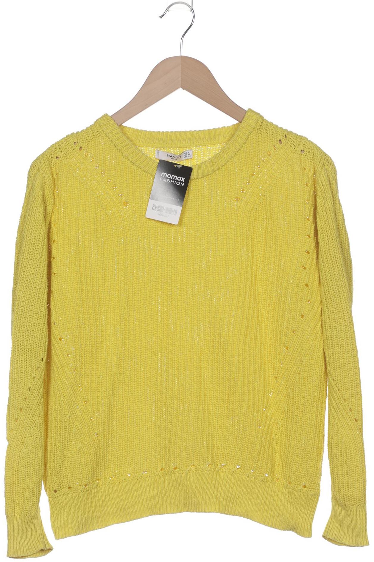 

Mango Damen Pullover, gelb, Gr. 36