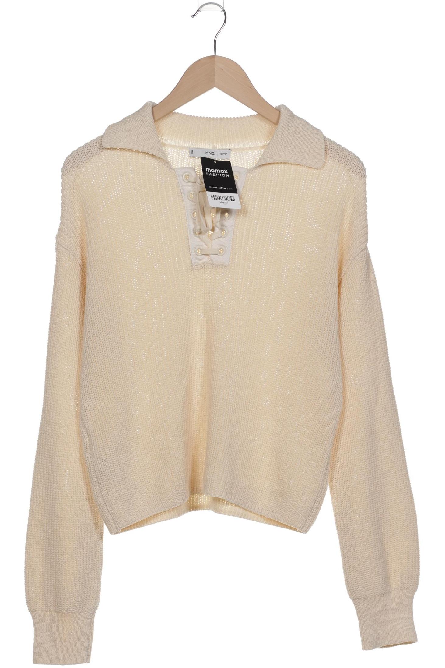 

Mango Damen Pullover, beige, Gr. 38