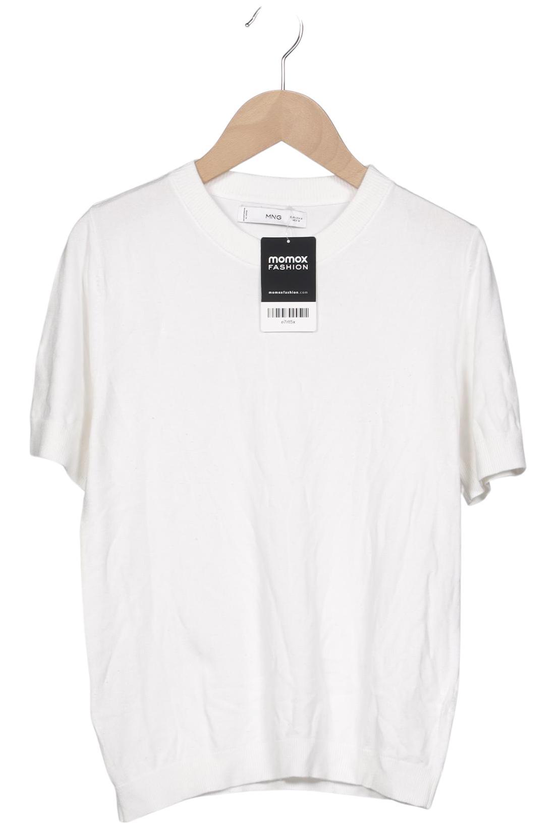 

Mango Damen Pullover, weiß, Gr. 38