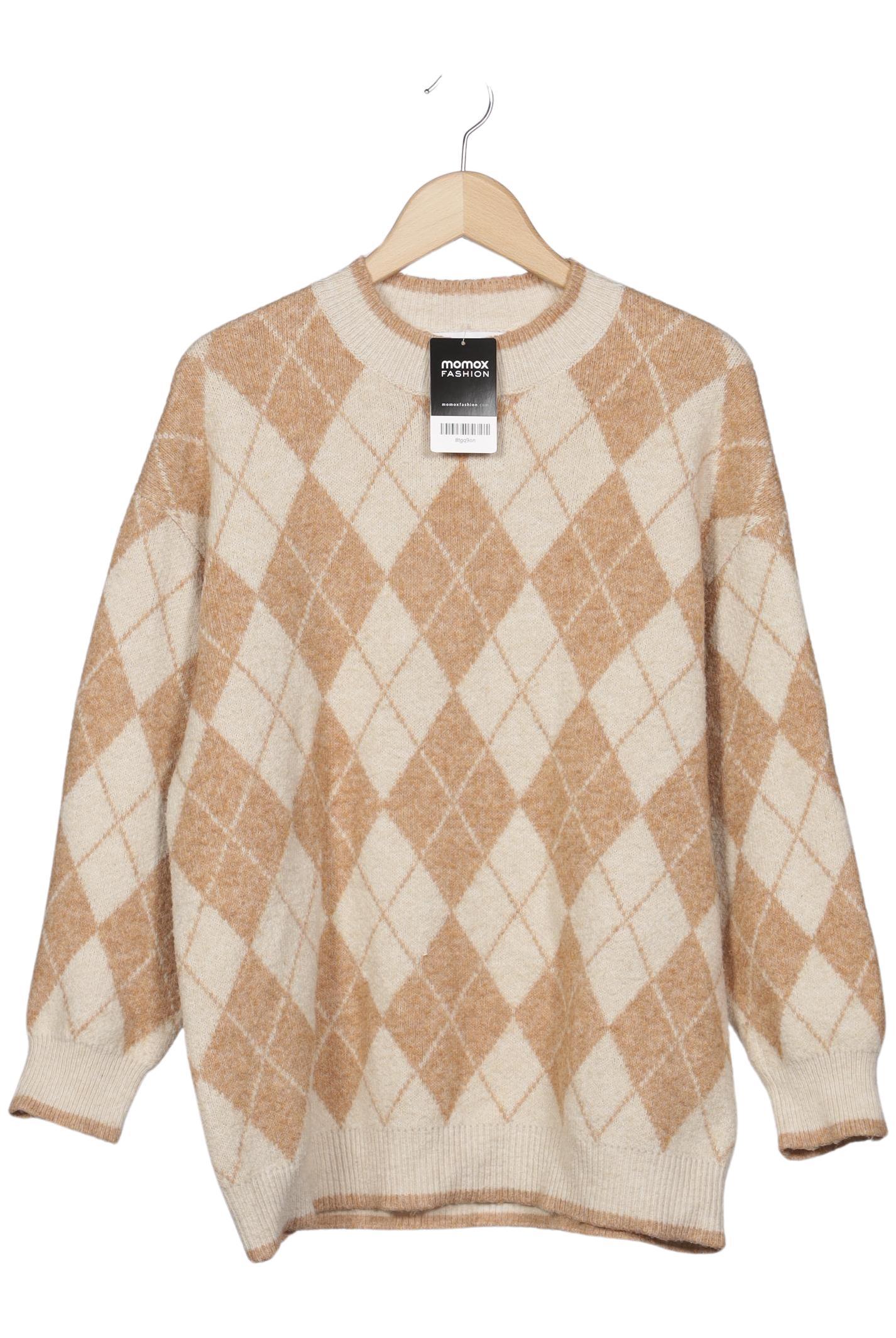 

Mango Damen Pullover, beige, Gr. 36