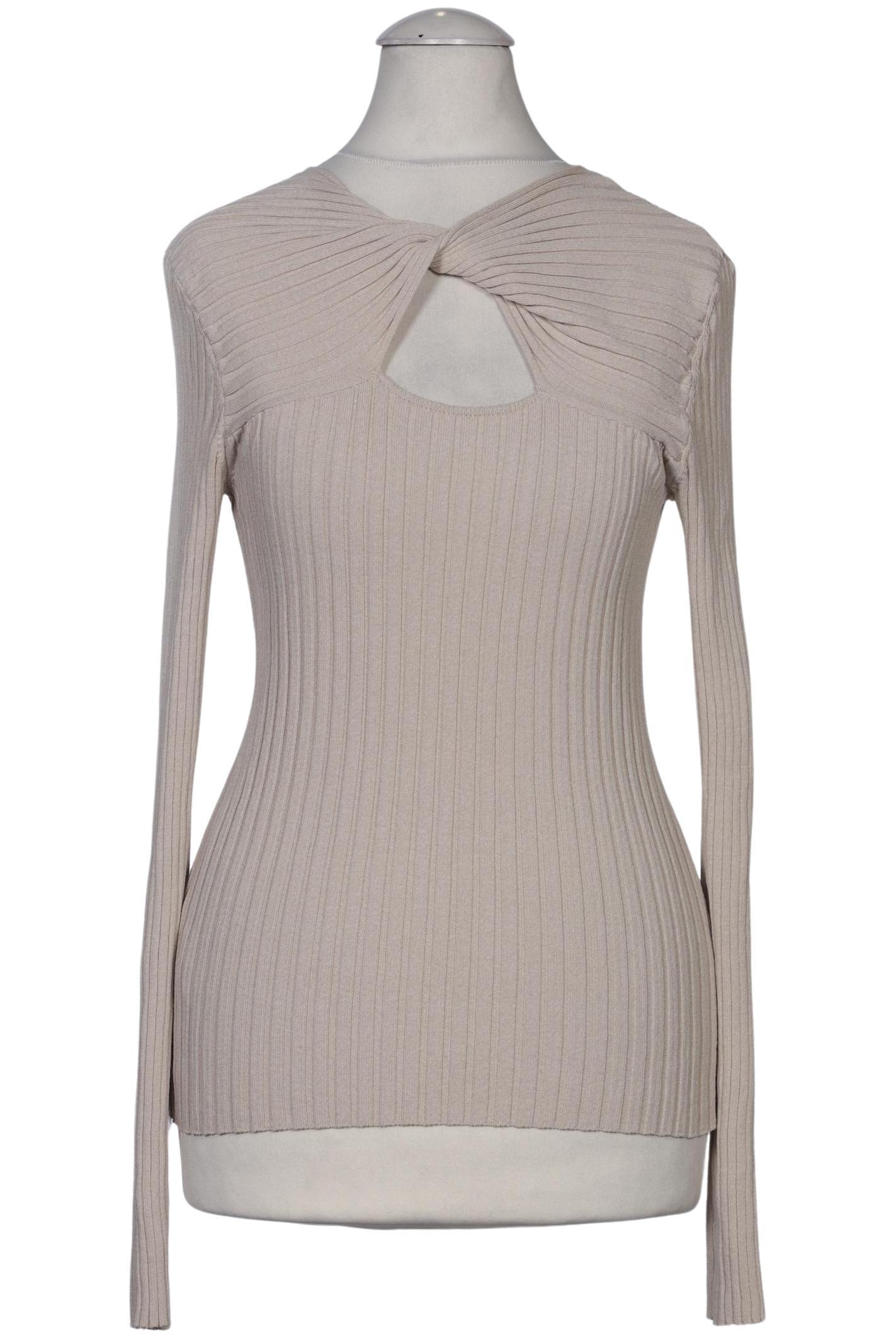 

Mango Damen Pullover, beige, Gr. 36