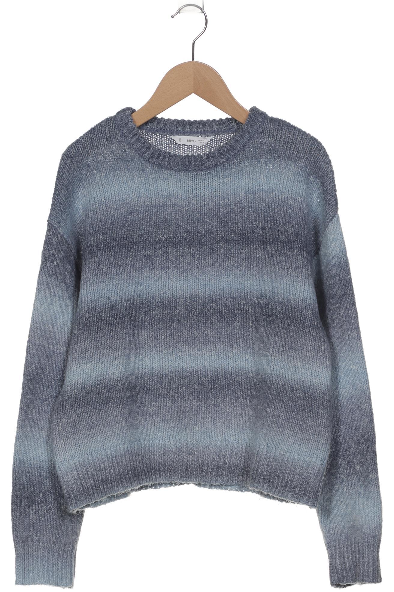 

Mango Damen Pullover, blau, Gr. 38