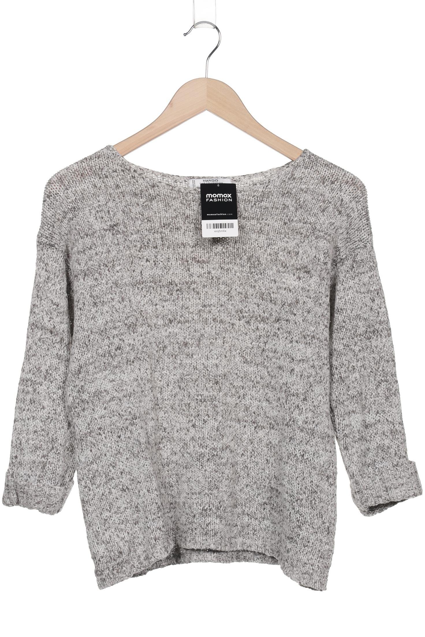 

Mango Damen Pullover, grau, Gr. 38
